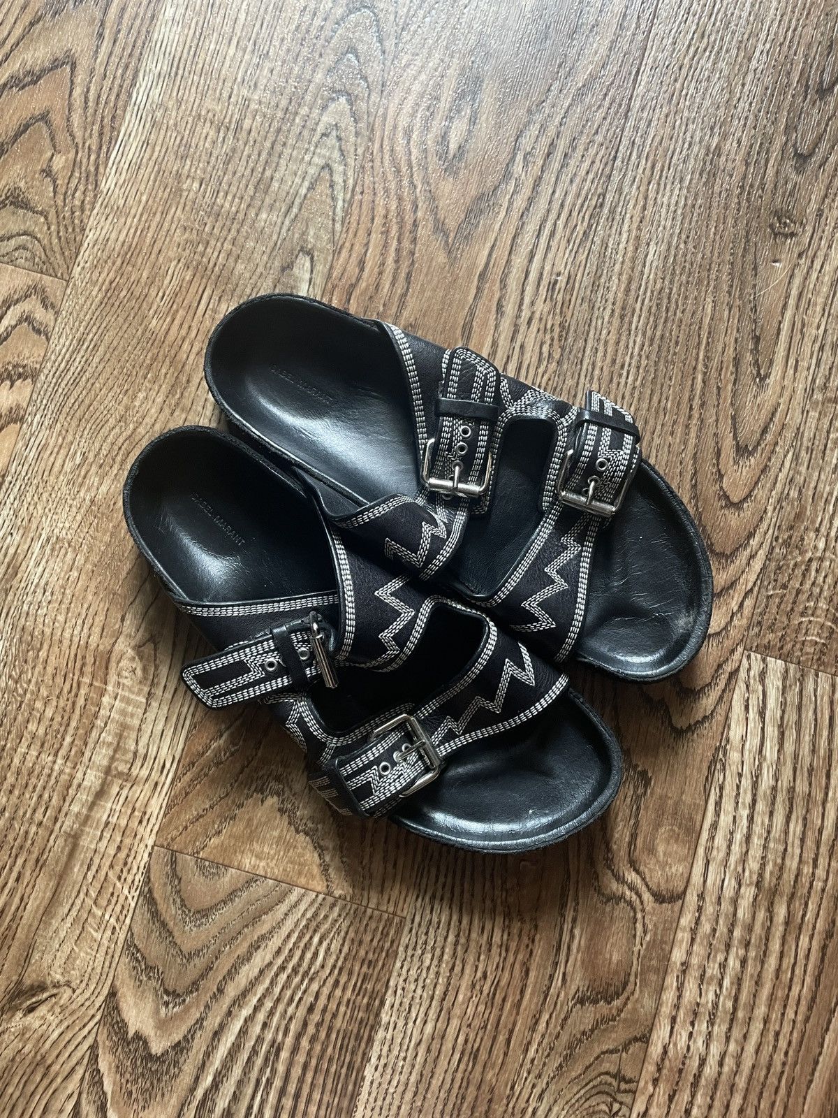 Isabel marant Sandals Black Leather