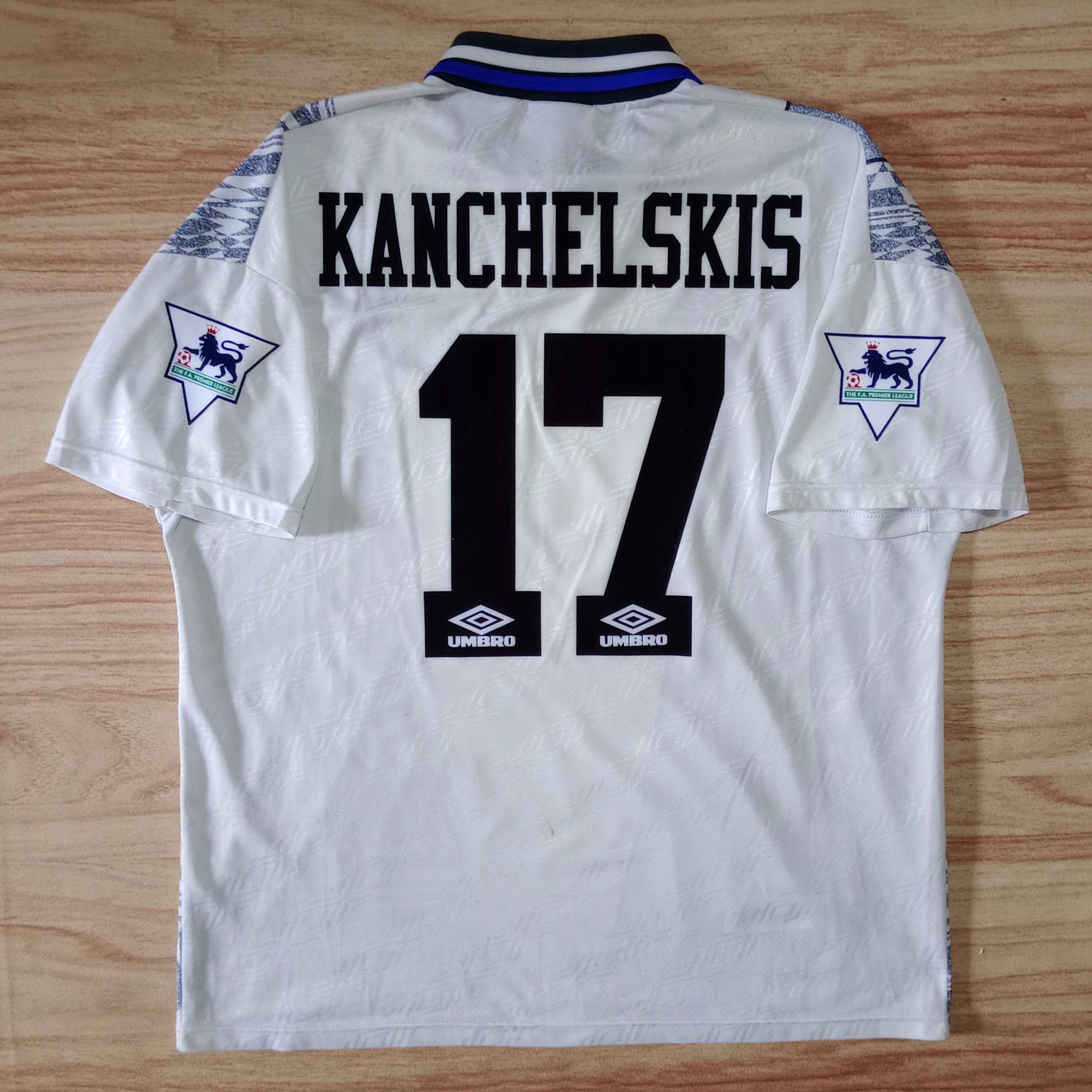 Umbro Everton 1995-1996 Away Jersey Andrei Kanchelskis 14 Size US XL / EU 56 / 4 - 2 Thumbnail