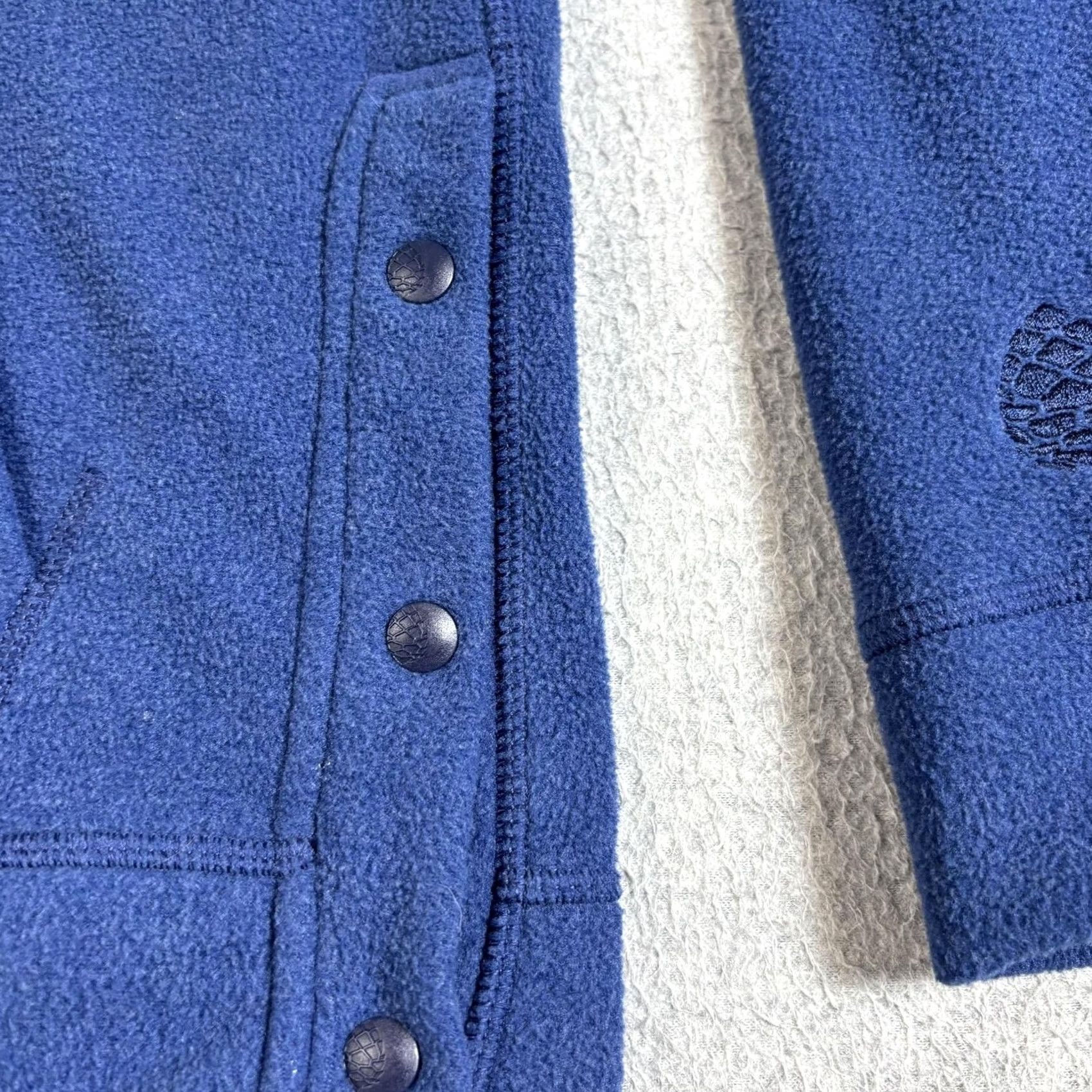 Vintage Stio Hoodie Women S Blue Fleece Pullover Hiking Outdoors Snaps Pockets Logo Reg Fit Crew Neck Size S / US 4 / IT 40 - 7 Thumbnail