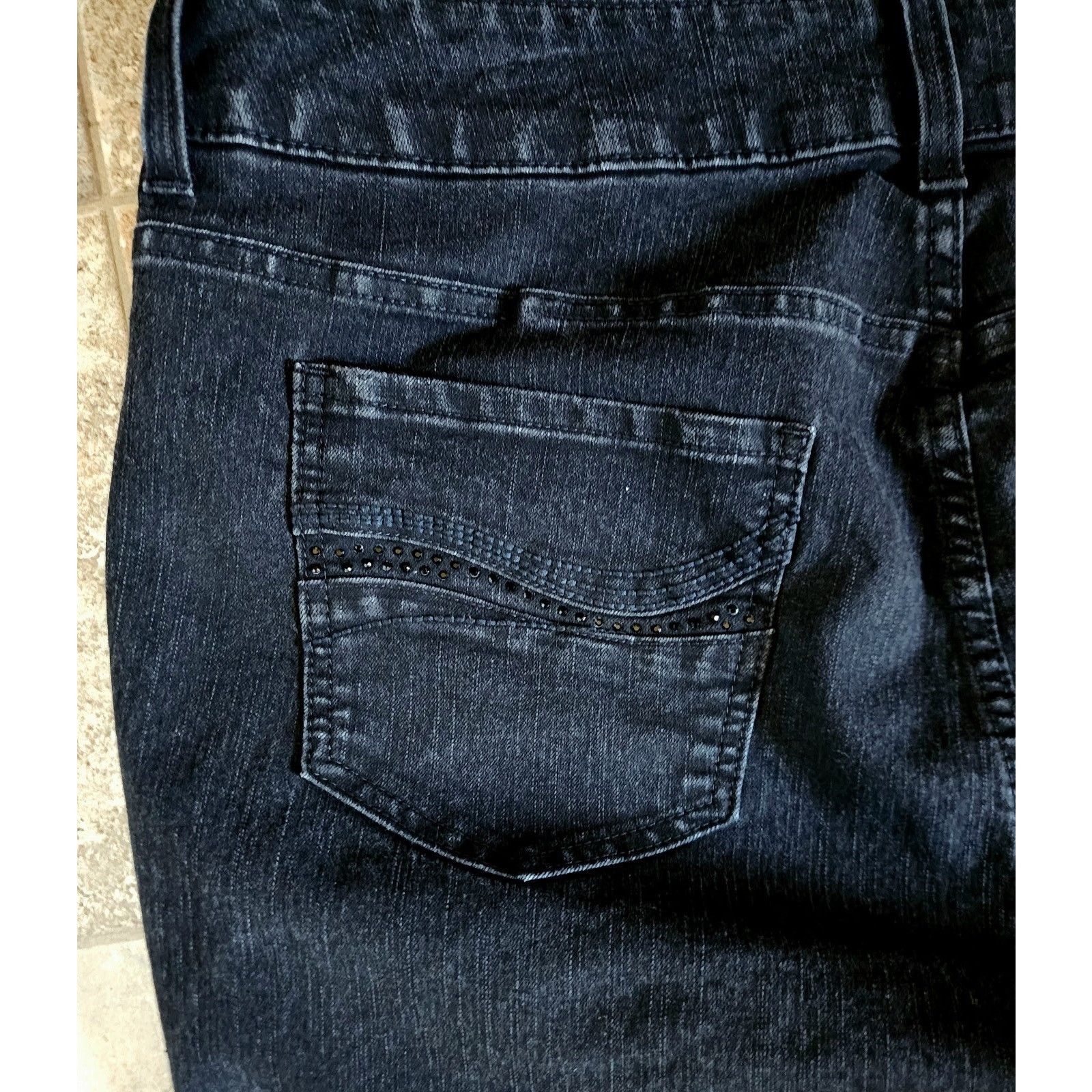 Lee Riders By Lee Womens Black Jeans 20W Boot Cut Size 42" / US 20 - 3 Thumbnail