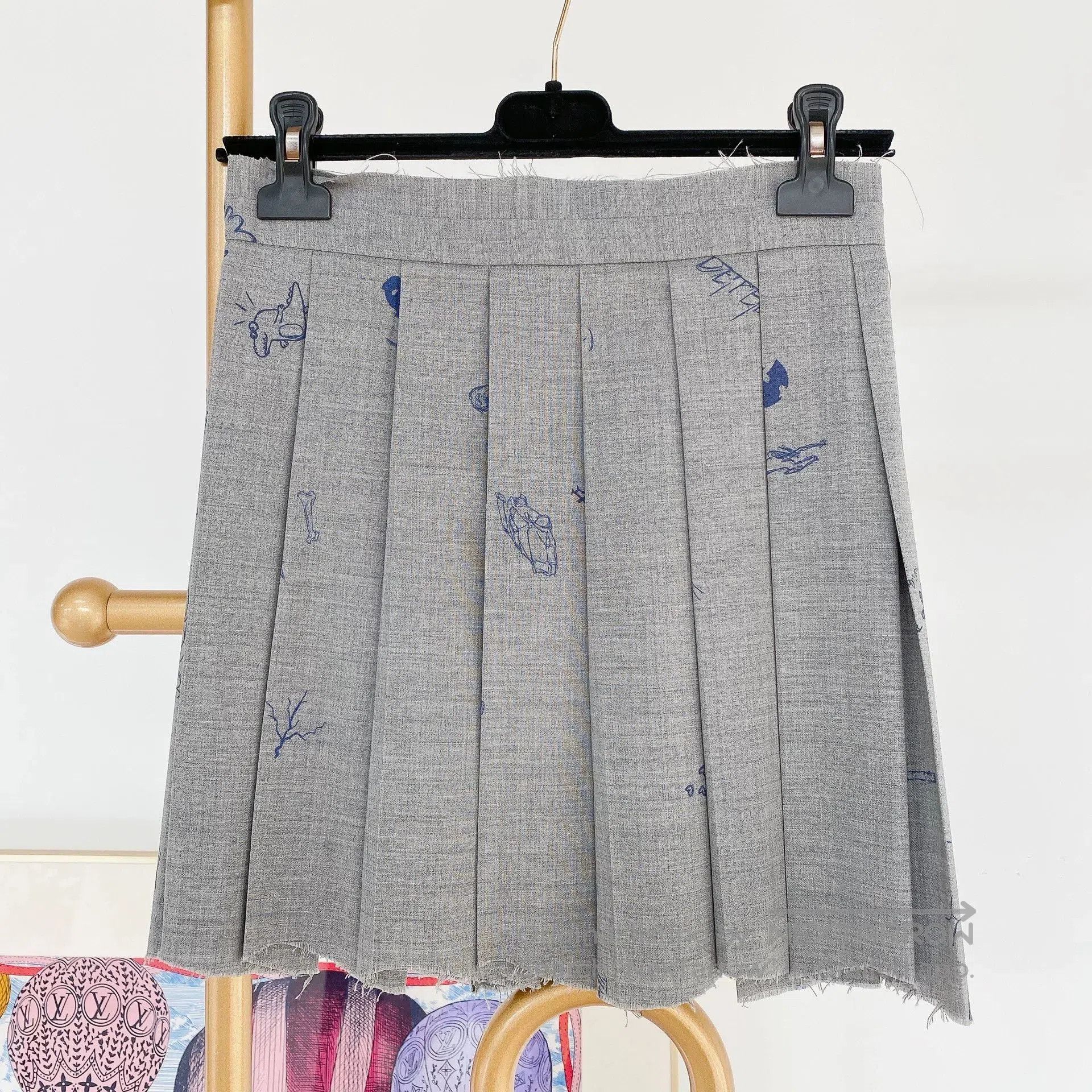 Vetements Vetements Gray Pleated Skirt S. Size US 26 / EU 42 - 5 Thumbnail