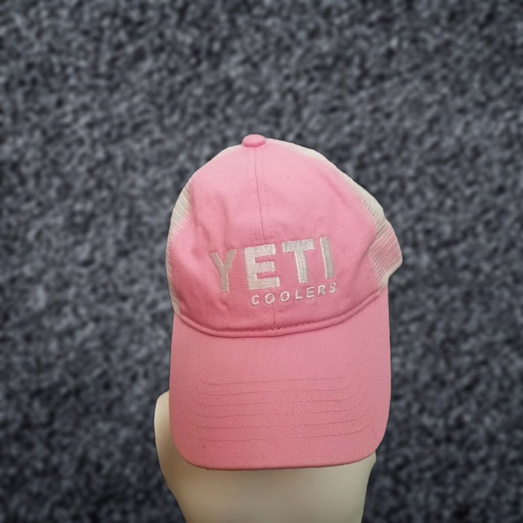 Yeti YETI COOLER HAT Womens Pink Snapback Trucker Style Adjustable White Size ONE SIZE - 1 Thumbnail