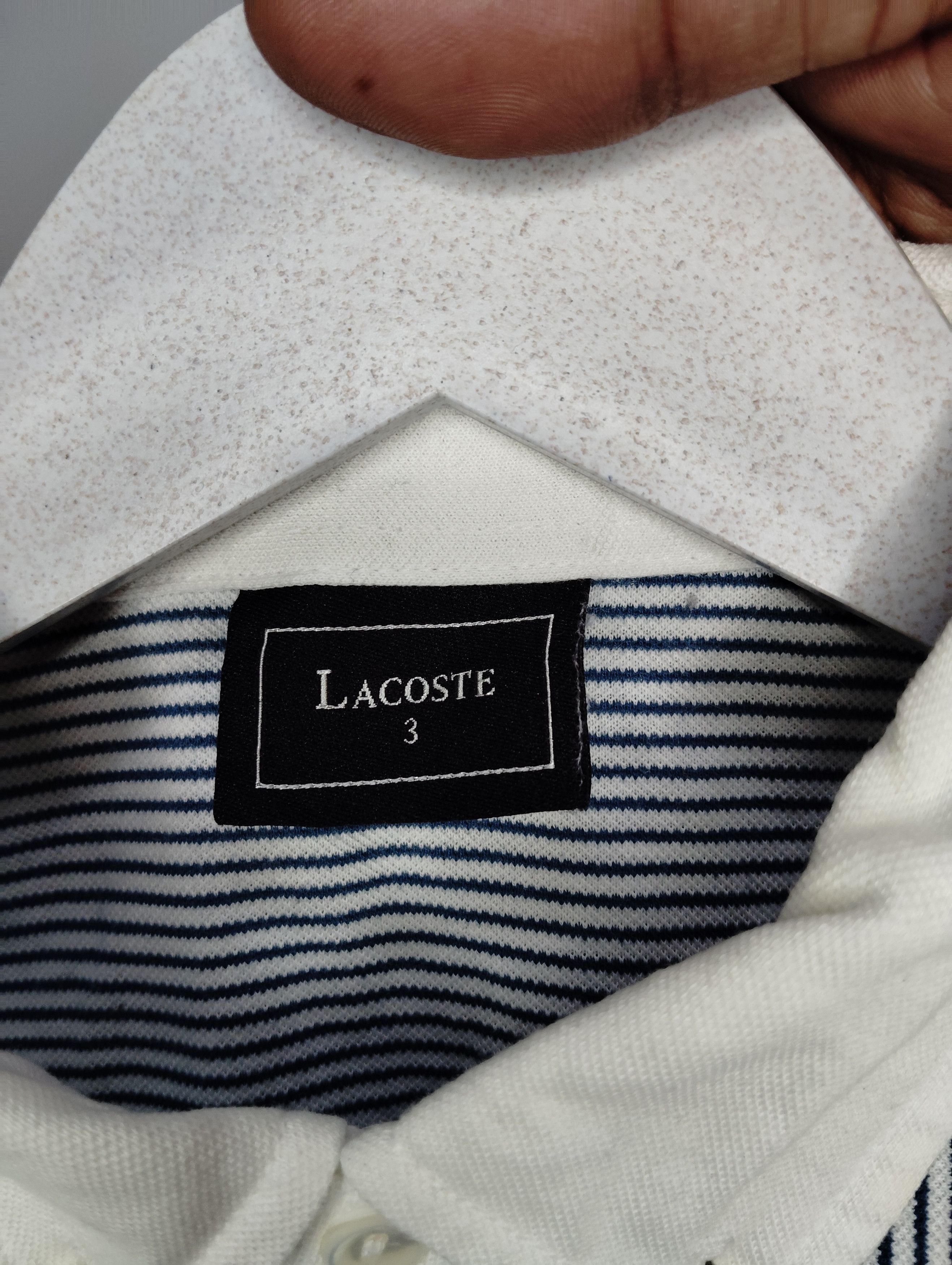 Lacoste × Vintage Vintage Lacoste Long Sleeve Shirt Size US S / EU 44-46 / 1 - 4 Thumbnail