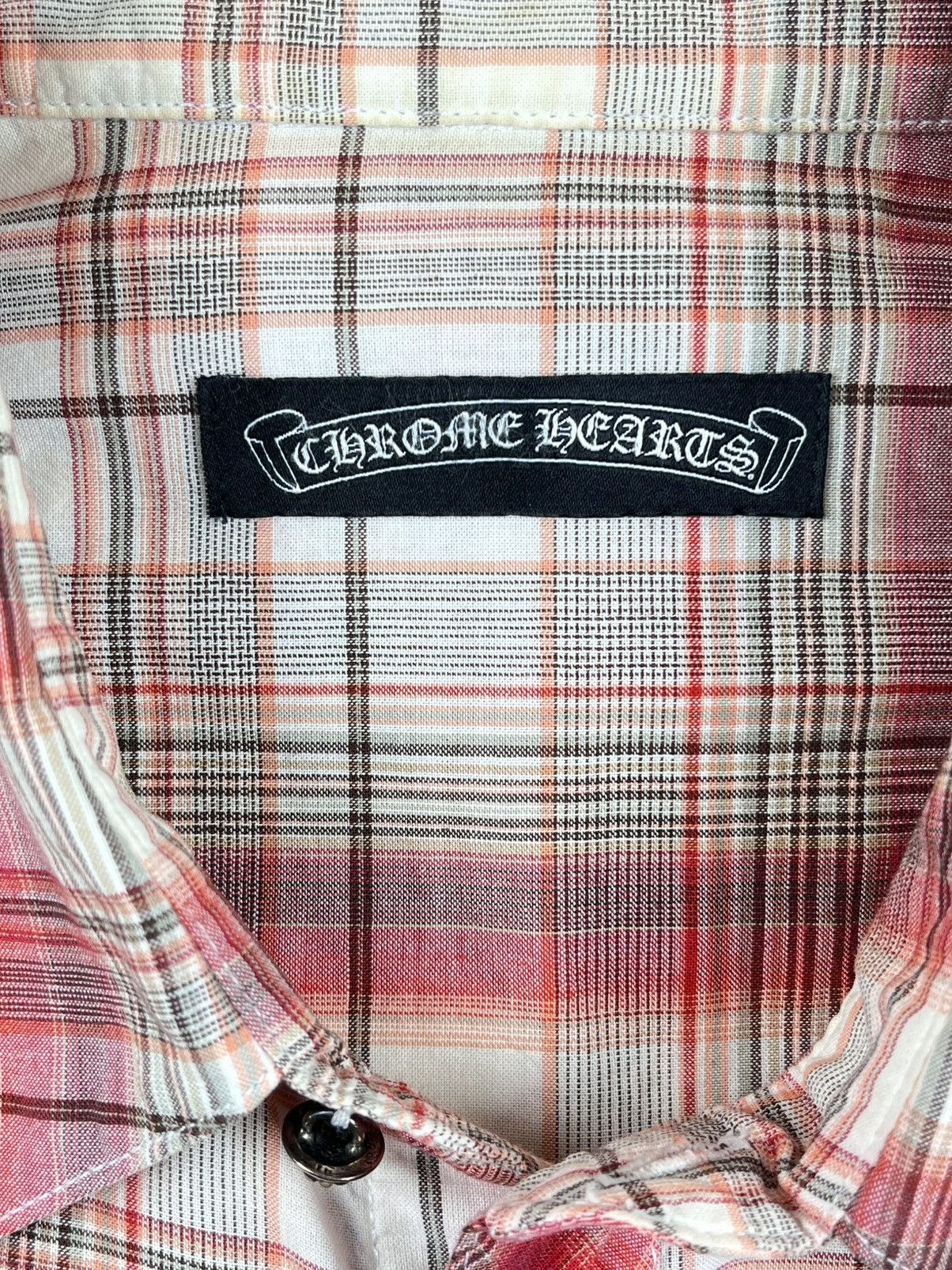 Chrome Hearts Chrome Hearts Oversized Cross Patch Leather Button Up Shirt Size US M / EU 48-50 / 2 - 17 Thumbnail