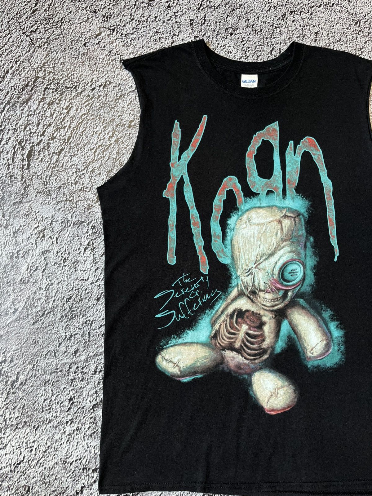 Gildan Korn The Serenity Of Suffering Shirt Tank Top Size L Size US L / EU 52-54 / 3 - 3 Thumbnail