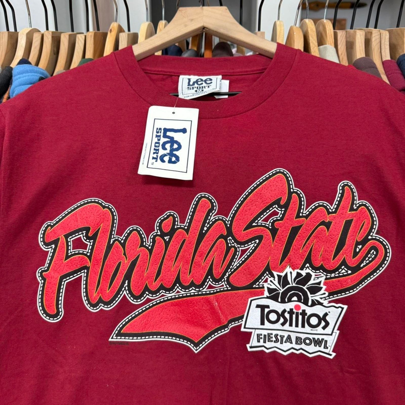 Lee Vintage 1998 NEW WITH TAGS Florida State Fiesta Bowl Shirt Size US M / EU 48-50 / 2 - 2 Thumbnail
