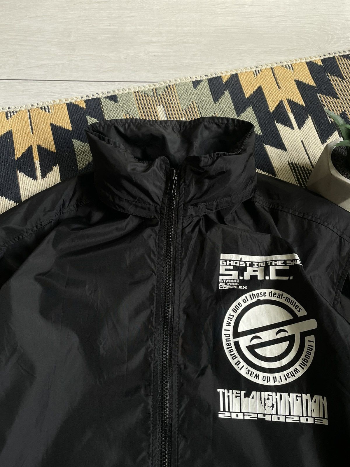 Anime Vintage Ghost In The Shell The Laughing Man Jacket Size US M / EU 48-50 / 2 - 11 Thumbnail