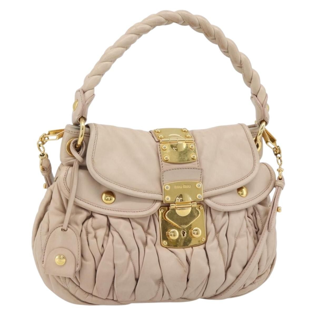 Miu Miu Miu Miu Vintage Handbag Leather Size ONE SIZE - 1 Thumbnail