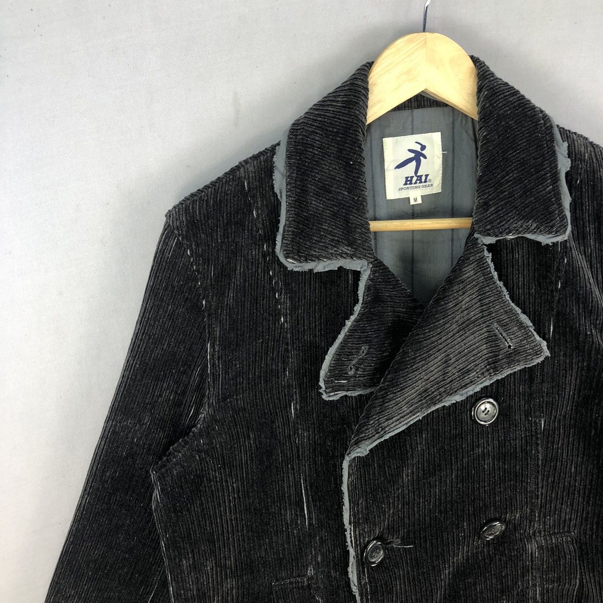 Issey Miyake 1980s HSG by Issey Miyake Double Breasted Corduroy jacket Size US S / EU 44-46 / 1 - 2 Thumbnail