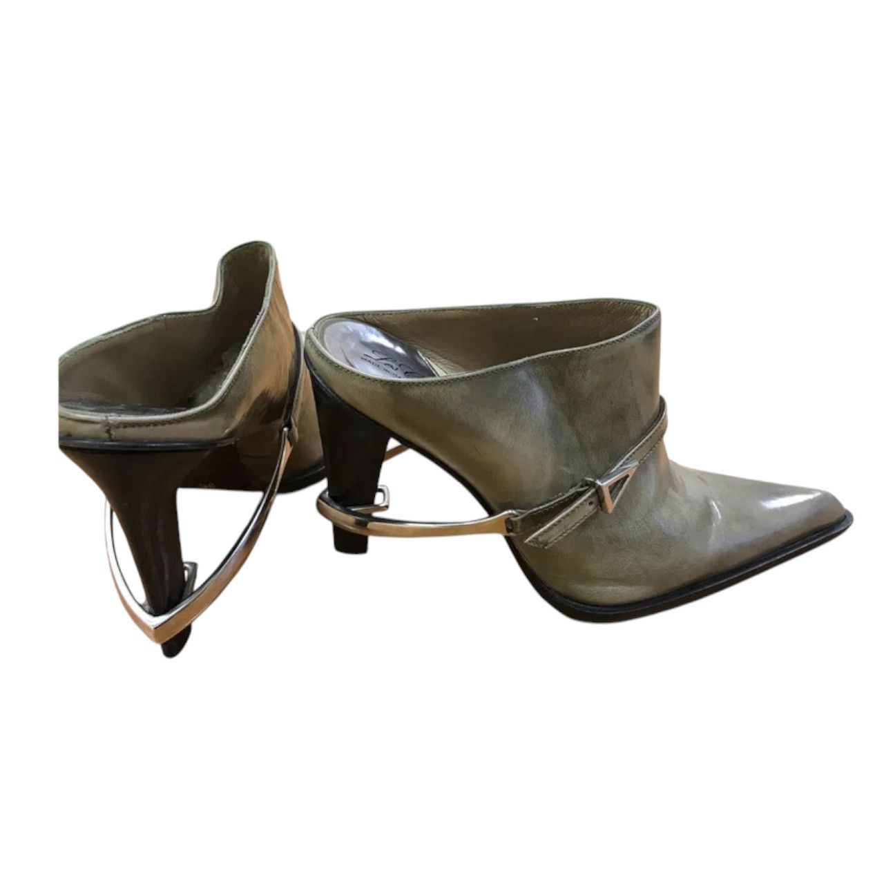 Les Copains Leather pointed toe mules us sz 7.5 / eur 38 Size US 7.5 / IT 37.5 - 1 Thumbnail