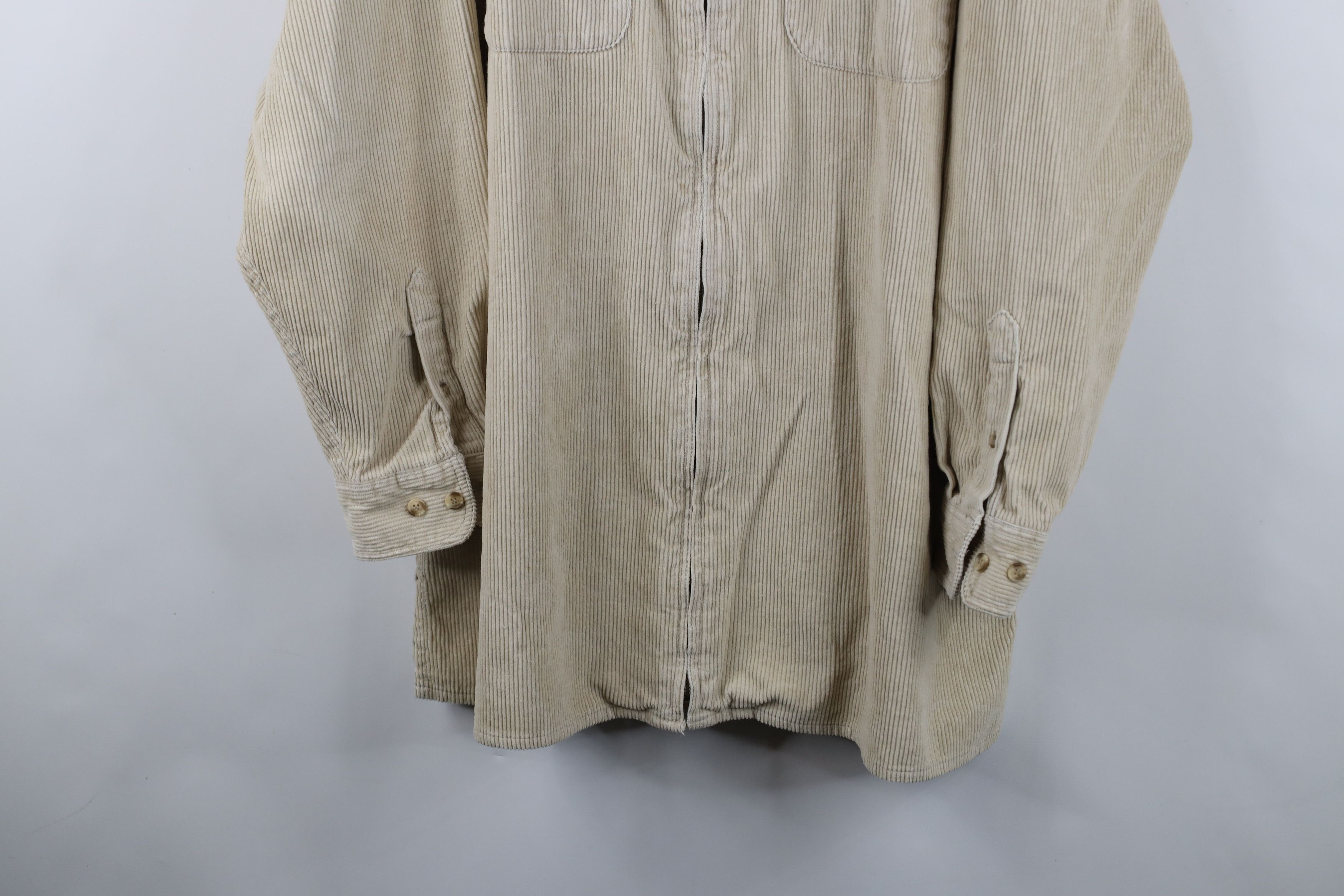 Vintage Vintage 90s Streetwear Fit Corduroy Shirt Jacket Jac Size XL / US 12-14 / IT 48-50 - 3 Thumbnail