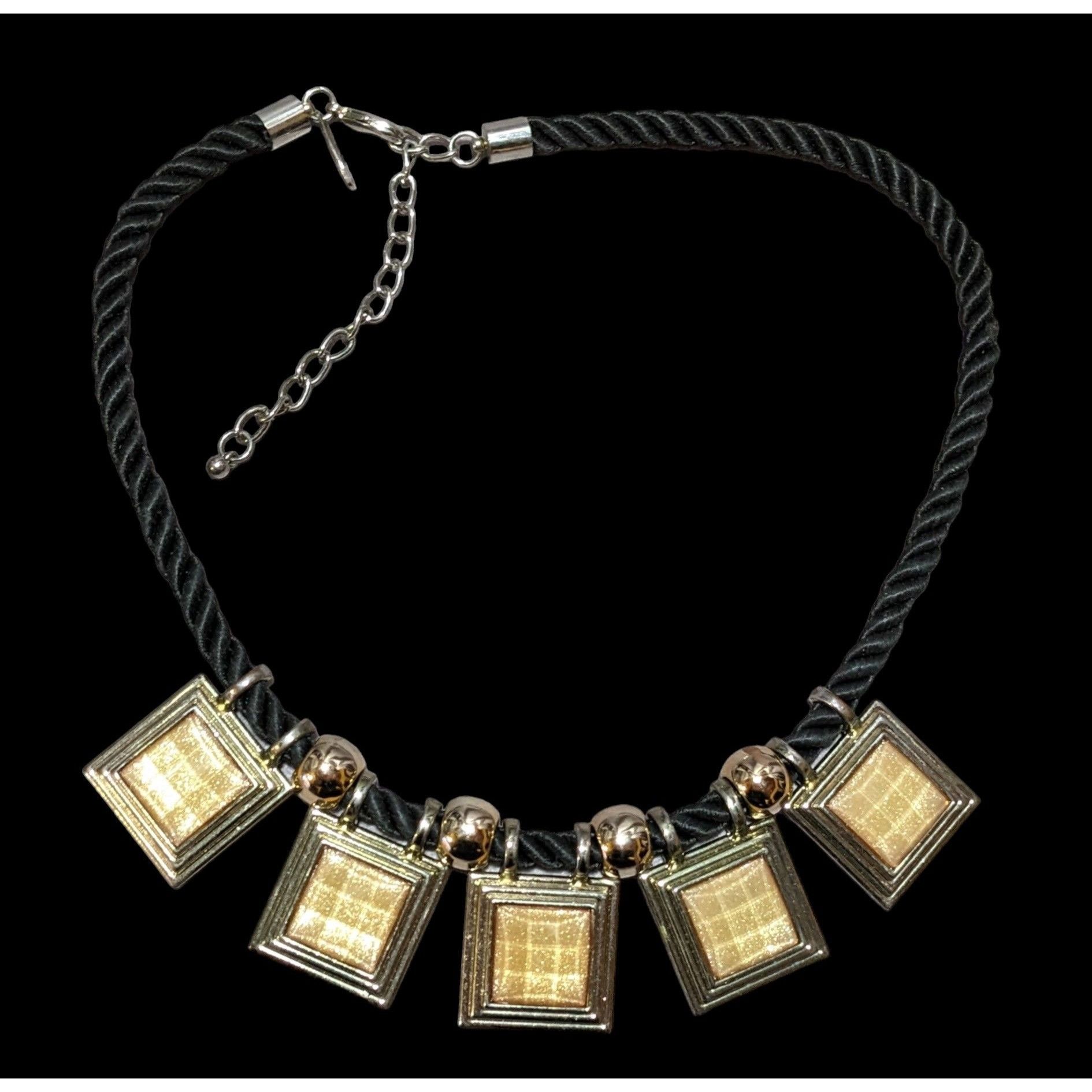 Other NY Chunky Faceted Gem Geometric Necklace Size ONE SIZE - 1 Thumbnail