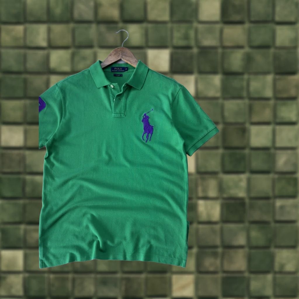 Polo Ralph Lauren VINTAGE Polo Ralph Lauren Polo Shirt Green Size M Chiefs Keef Style Mens Polo Shirt Size US M / EU 48-50 / 2 - 1 Thumbnail