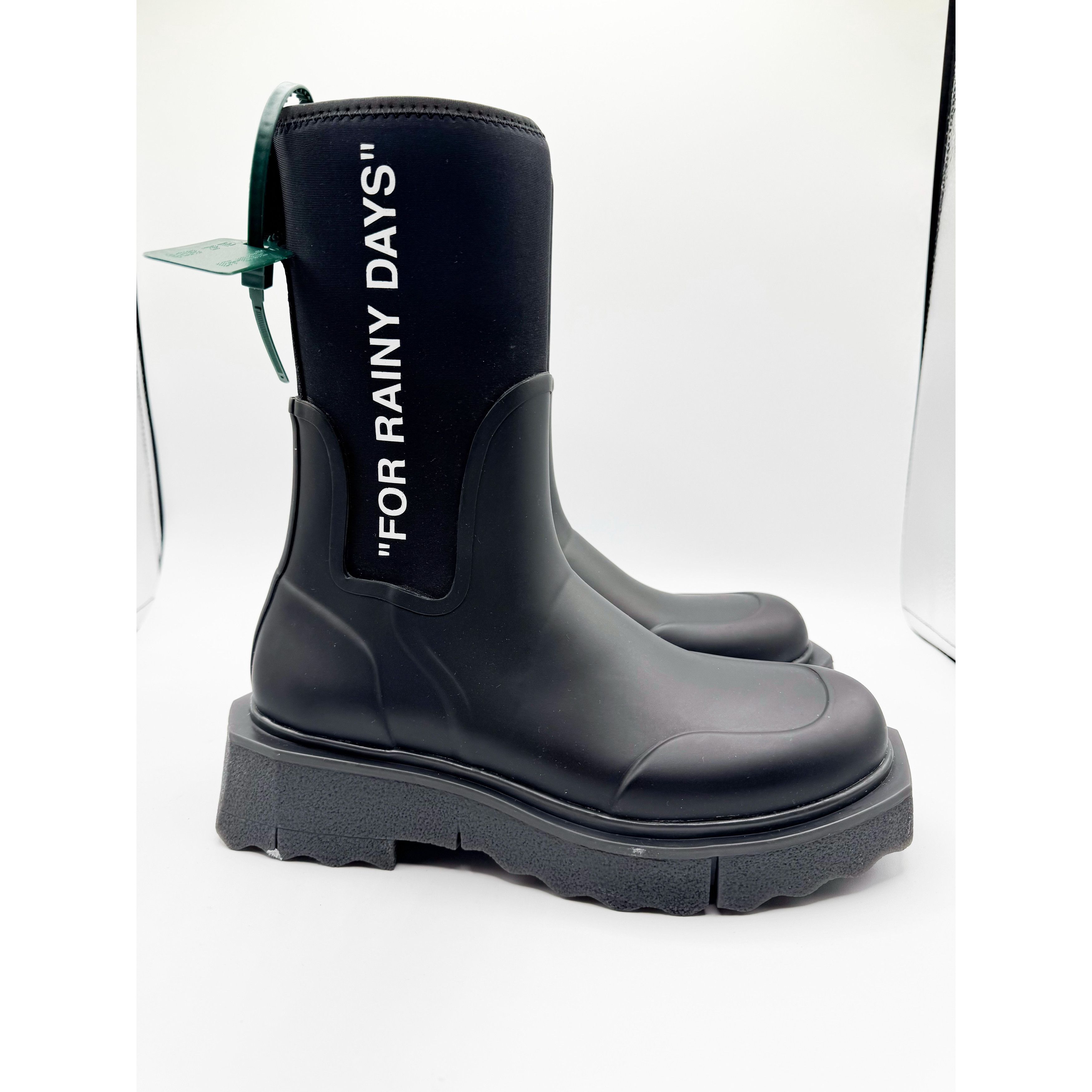 Off-White Off-White Sponge Sole Waterproof Rain Boot (Women) Size US 9 / IT 39 - 1 Thumbnail