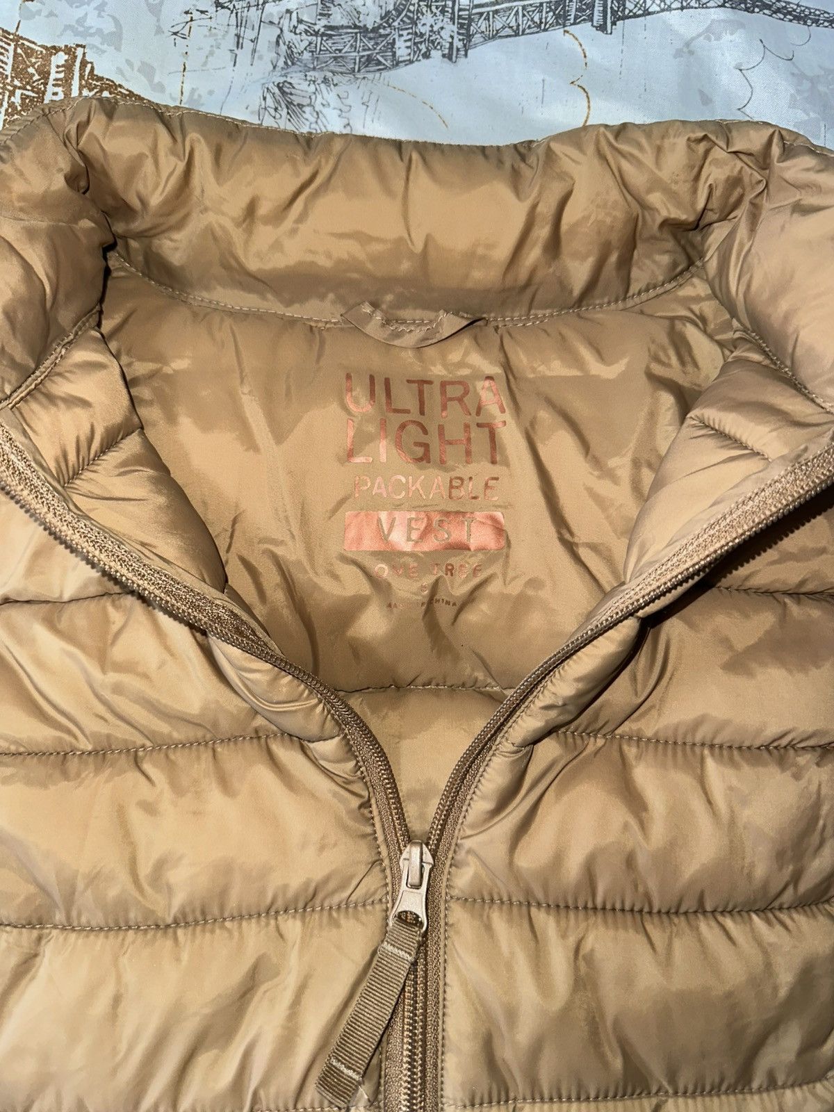 Other Women’s Tan Packable Vest Puffer Love Tree Lightweight Warm Size S / US 4 / IT 40 - 3 Thumbnail