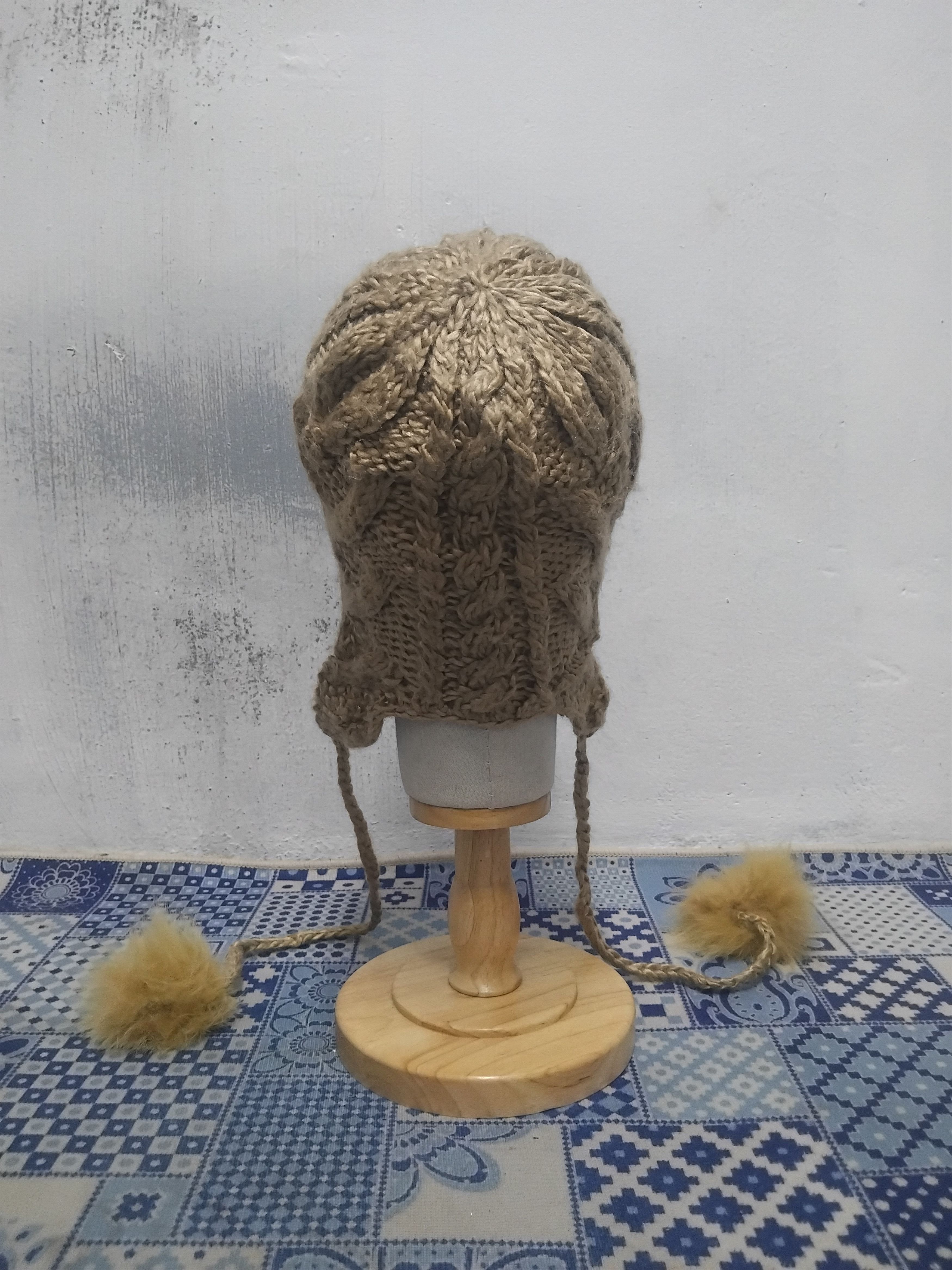 Japanese Brand Milson utility winter season beanie Size ONE SIZE - 5 Thumbnail