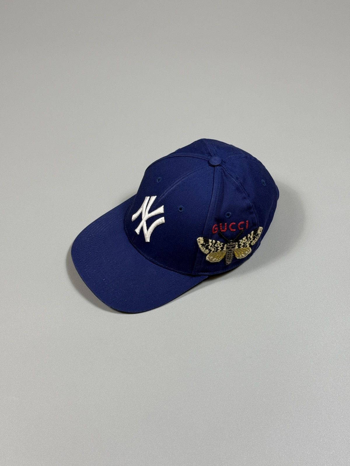 Gucci × MLB × New York Yankees Black Gucci NY Yankees Embroidered