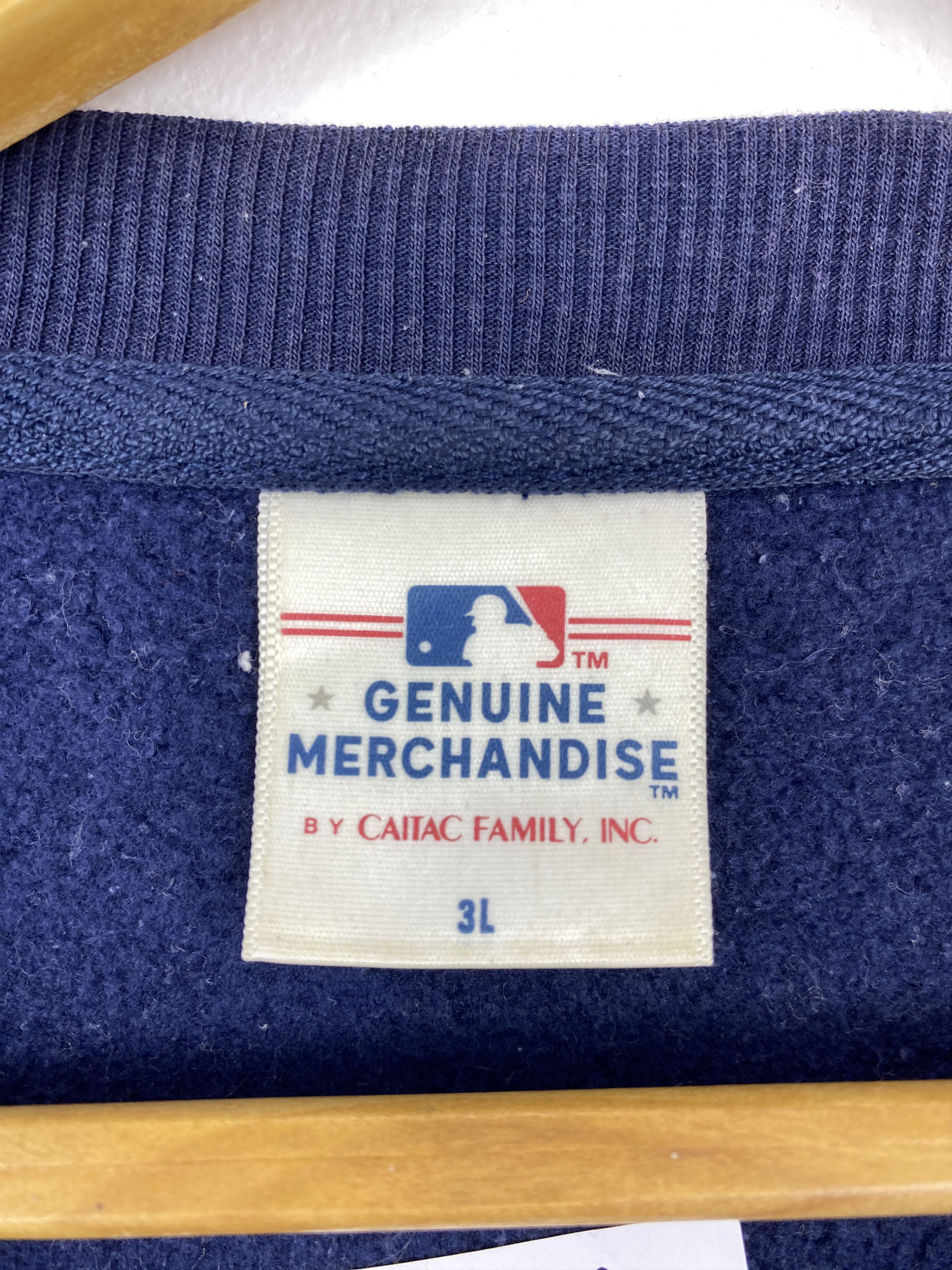 MLB Vintage MLB NY Yankees Navy Blue Sweatshirt 3L BP0027 Size US XXL / EU 58 / 5 - 5 Thumbnail