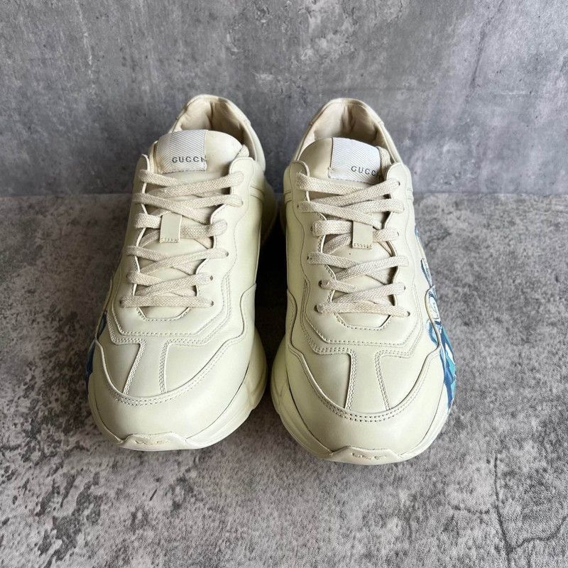 Gucci Gucci Rhyton Wave Print Low-top Sneakers - Size US 8 / EU 41 - 2 Thumbnail