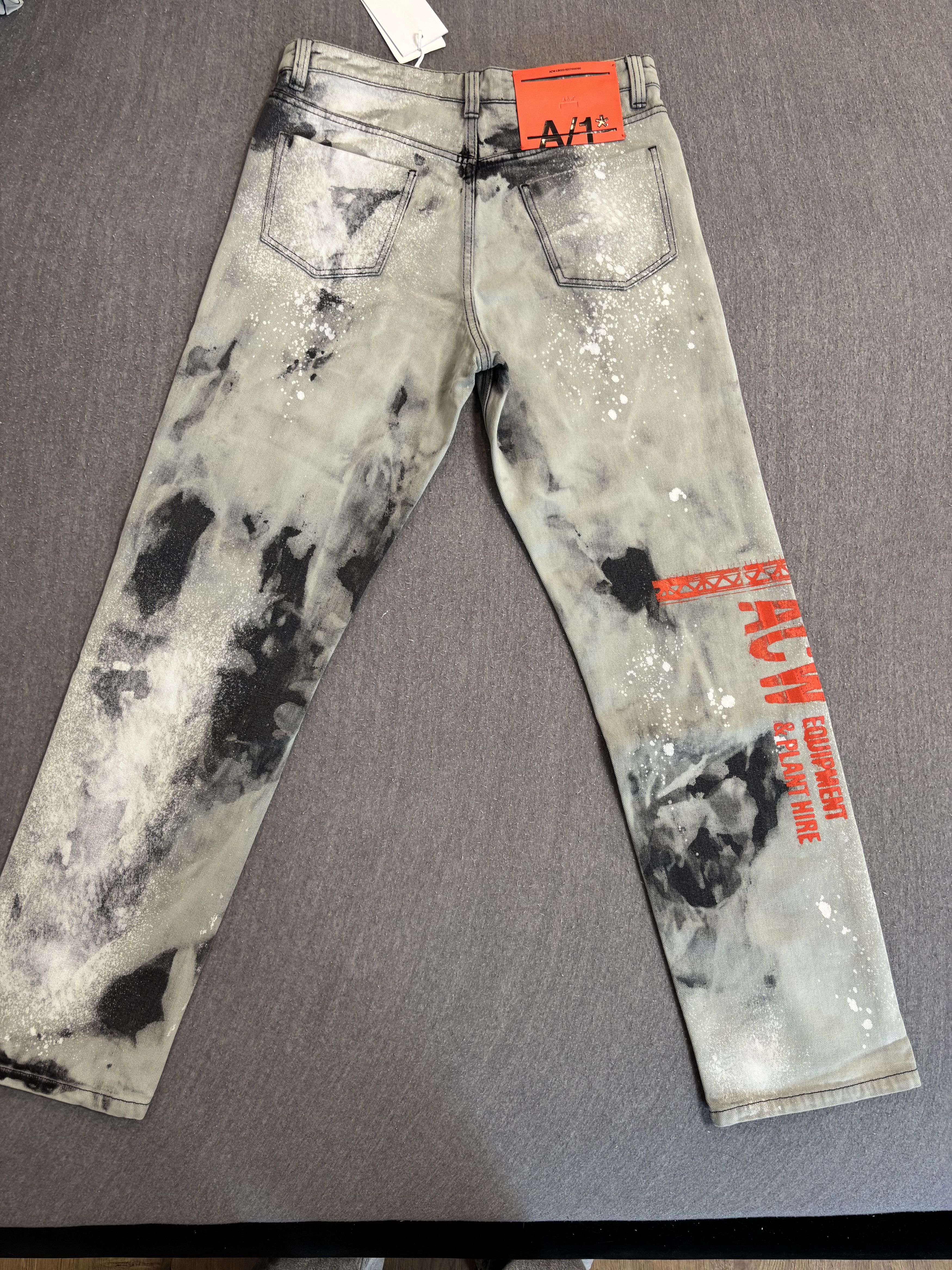 A-COLD-WALL* A-Cold-Wall Man's Tie-die Denim pants Size US 32 / EU 48 - 5 Thumbnail