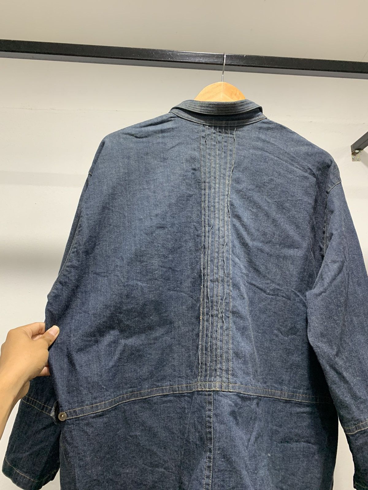 Designer × Japanese Brand × Vintage Vintage Denim Jacket Cardigan by Harpers Bigot Size US M / EU 48-50 / 2 - 9 Thumbnail