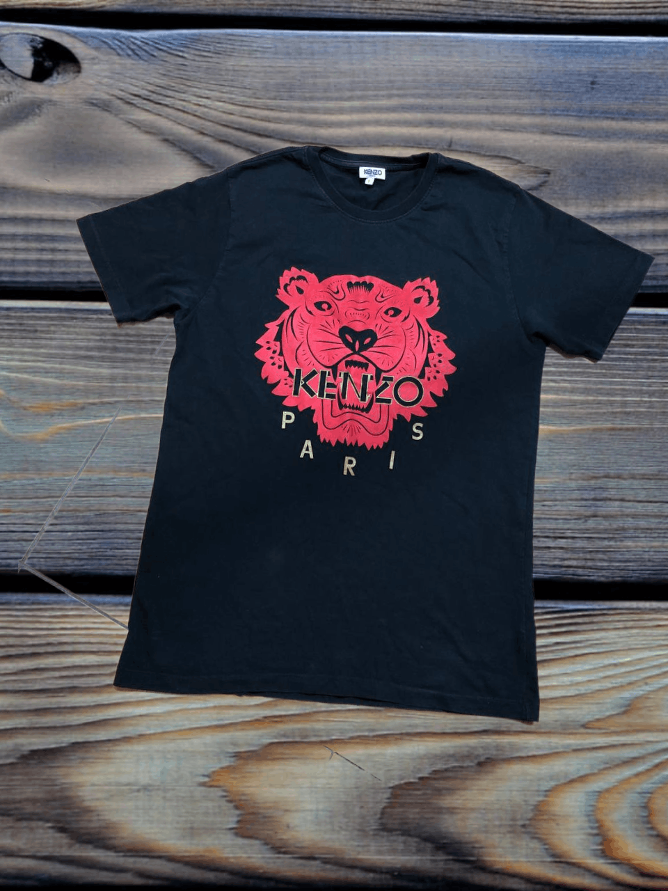 Kenzo KENZO Red Tiger Print T-shirt Black Size US L / EU 52-54 / 3 - 1 Thumbnail