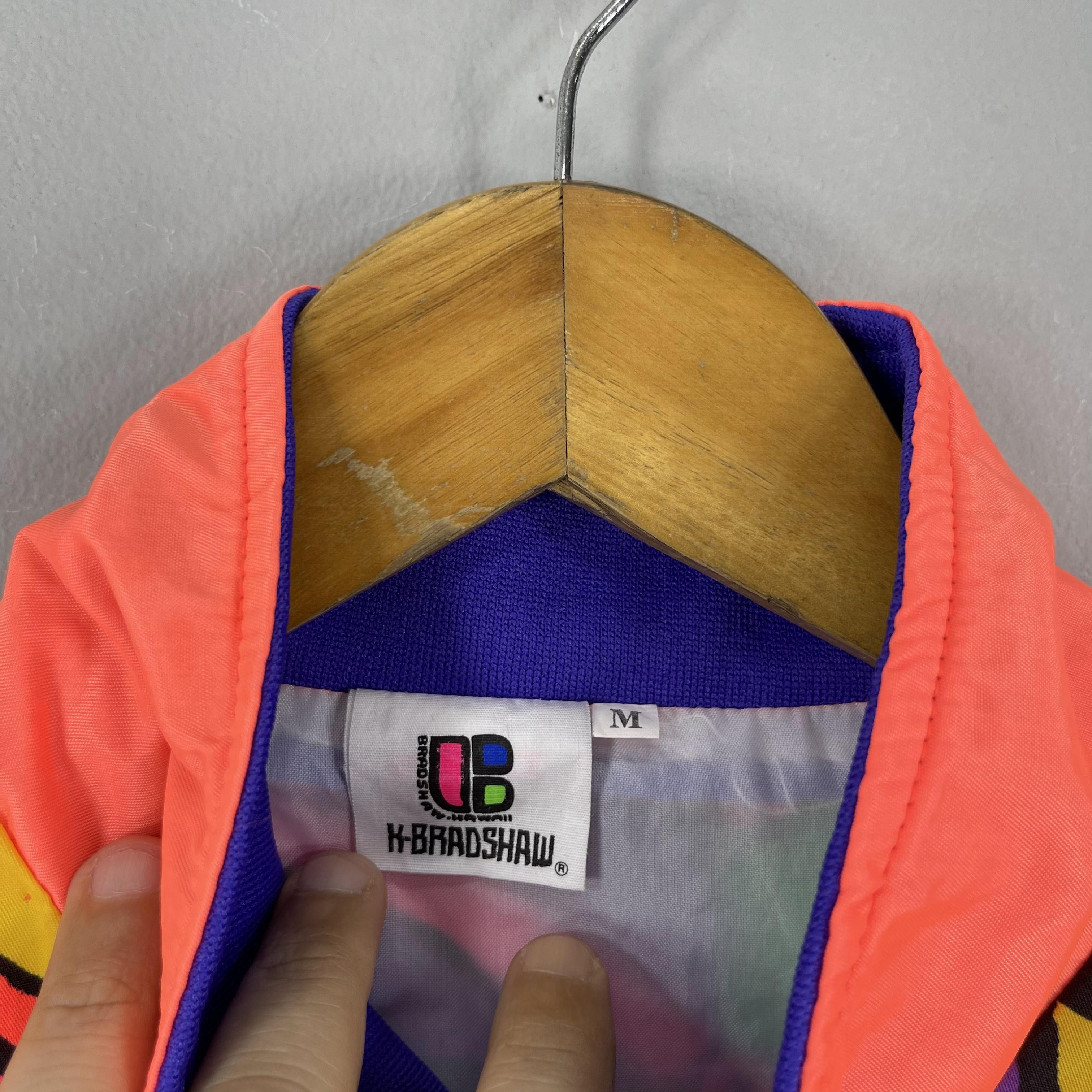 Vintage Vintage K-BRADSHAW Abstract Pattern Windbreaker Jacket Size US M / EU 48-50 / 2 - 5 Thumbnail