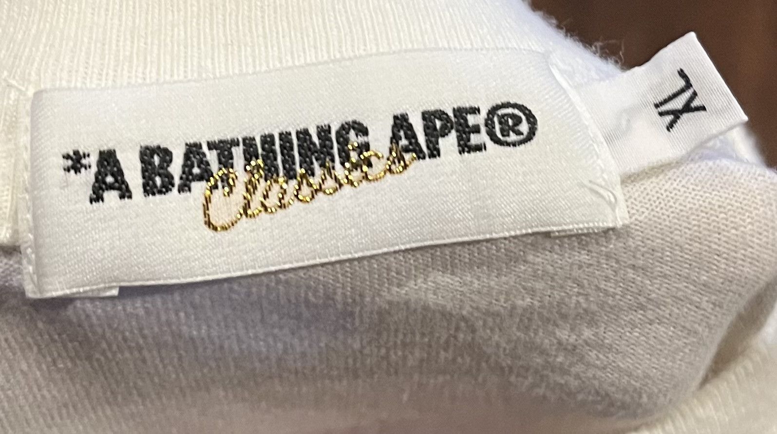Bape Bape logo tee shirt Size US XL / EU 56 / 4 - 3 Thumbnail