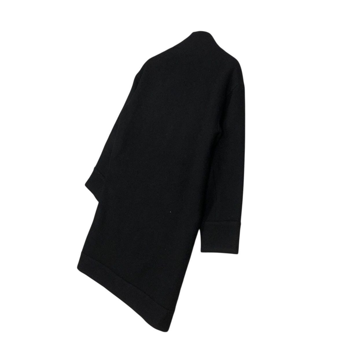 🔥RICH BLACK DOUBLE BREAST LAYER DESIGN LONG WOOL CHALAYAN