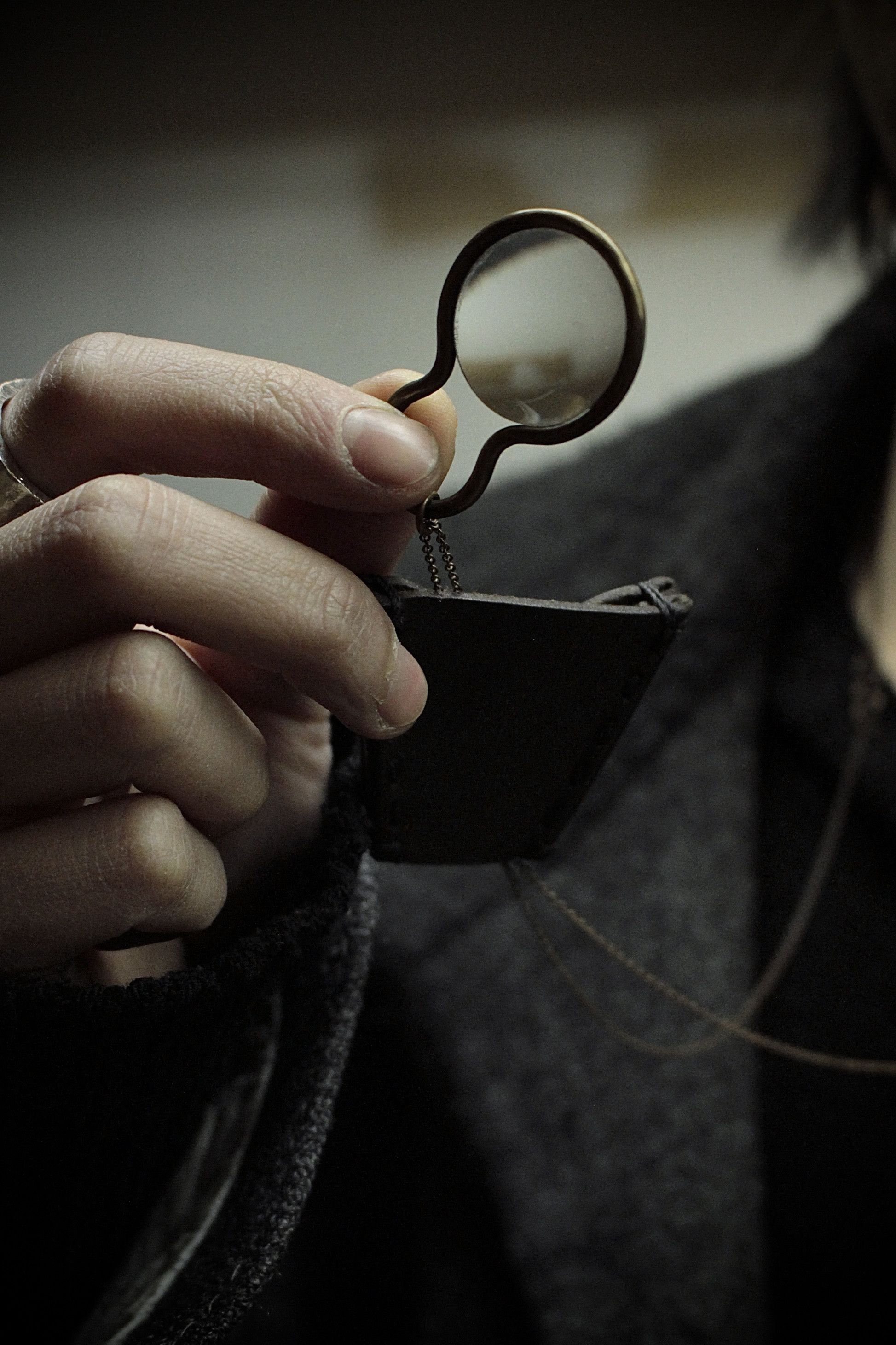 Devoa DEVOA x ï o l o m 'DH-KPTB' Brass Chain GUIDI Calf Loupe Size ONE SIZE - 5 Thumbnail