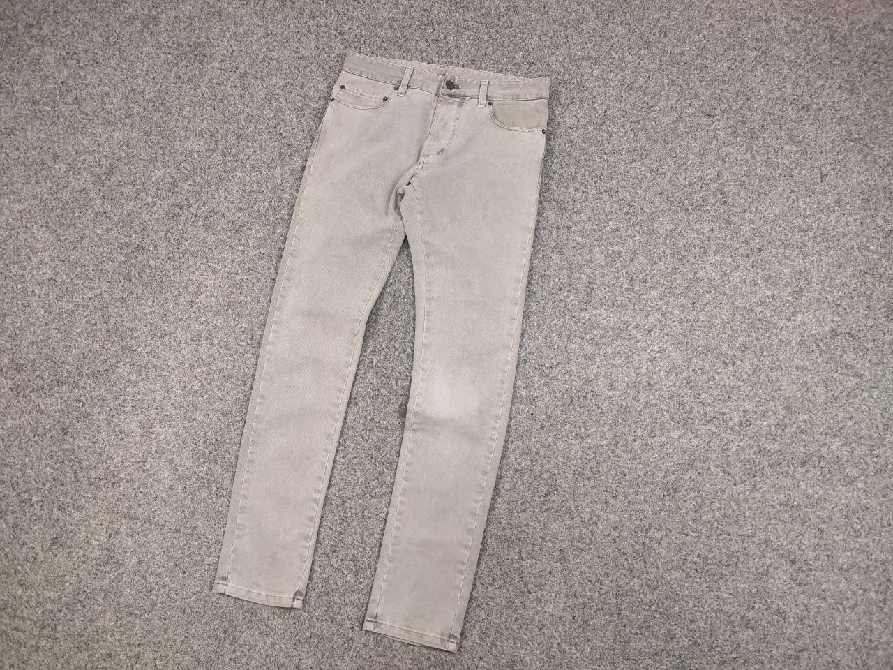 Iceberg Iceberg Design Italy Dark Gray Slim Fit Denim Men's Jeans Size US 31 - 5 Thumbnail