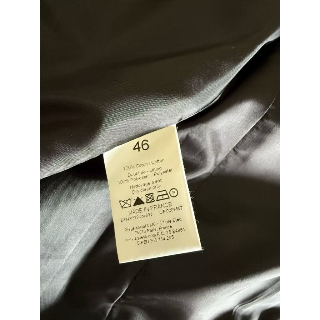 agnes b. Men’s 🇫🇷 agnes b. Pin Striped Velvet Blazer Sz 46/Small Size 36S - 10 Thumbnail