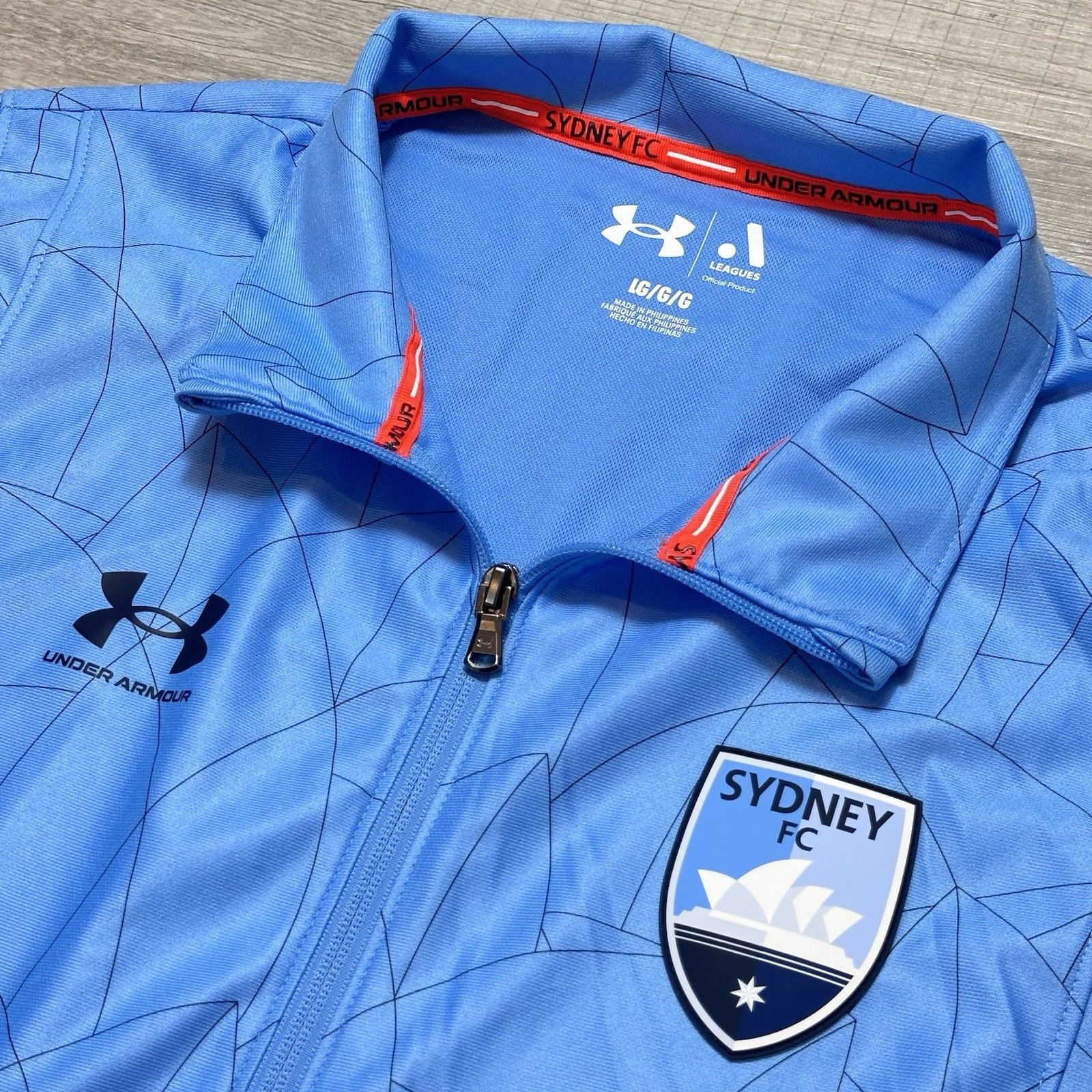 Under Armour Under Armour Sydney FC Challenger Full Zip Track Jacket Larg Size US L / EU 52-54 / 3 - 9 Thumbnail
