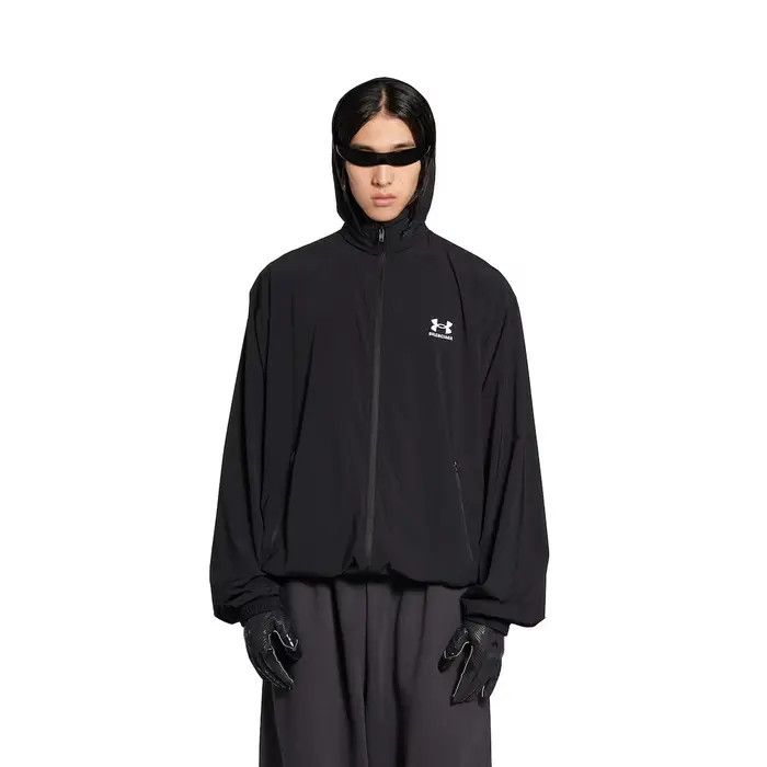 Balenciaga × Under Armour o1bcso1str0326 Under Armour® Winbreaker Jacket in Black Size US XS / EU 42 / 0 - 2 Thumbnail