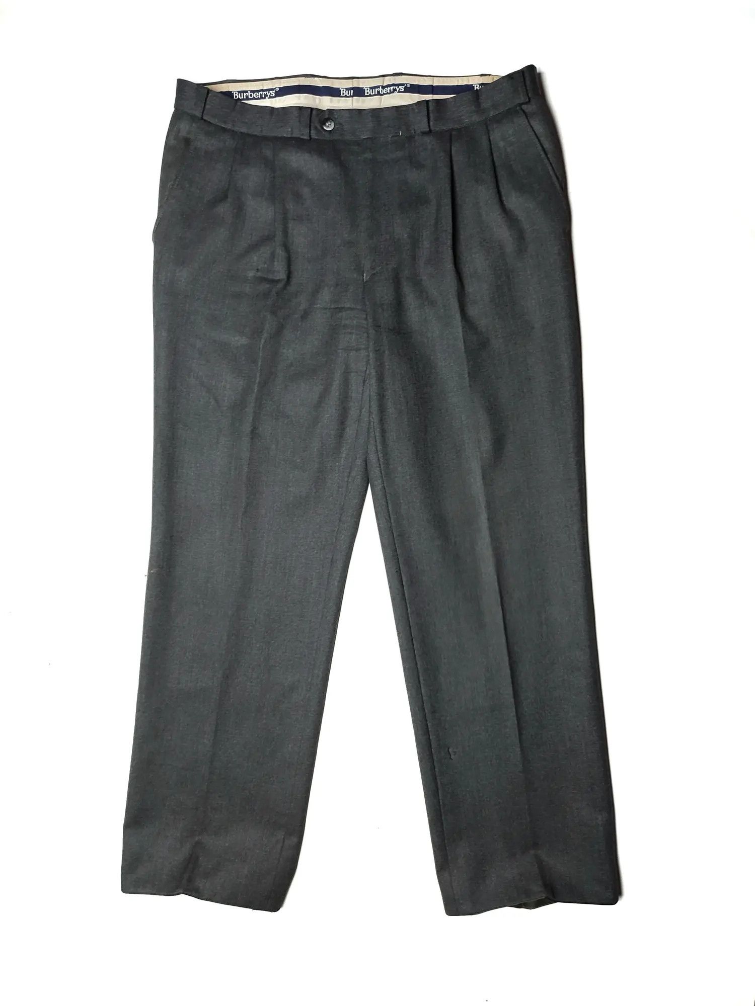 Burberry Burberry's Vintage Wool Casual Pants Size US 34 / EU 50 - 1 Thumbnail