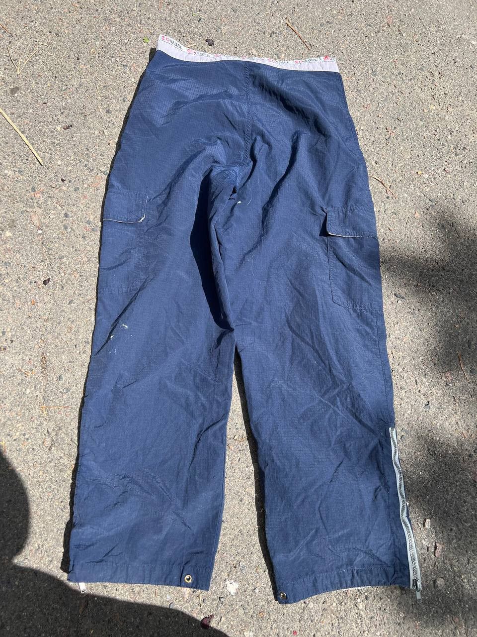 Diesel × Japanese Brand × Vintage Vintage Y2K Diesel 90s Baggy Nylon Cargo Pants Size US 32 / EU 48 - 8 Thumbnail