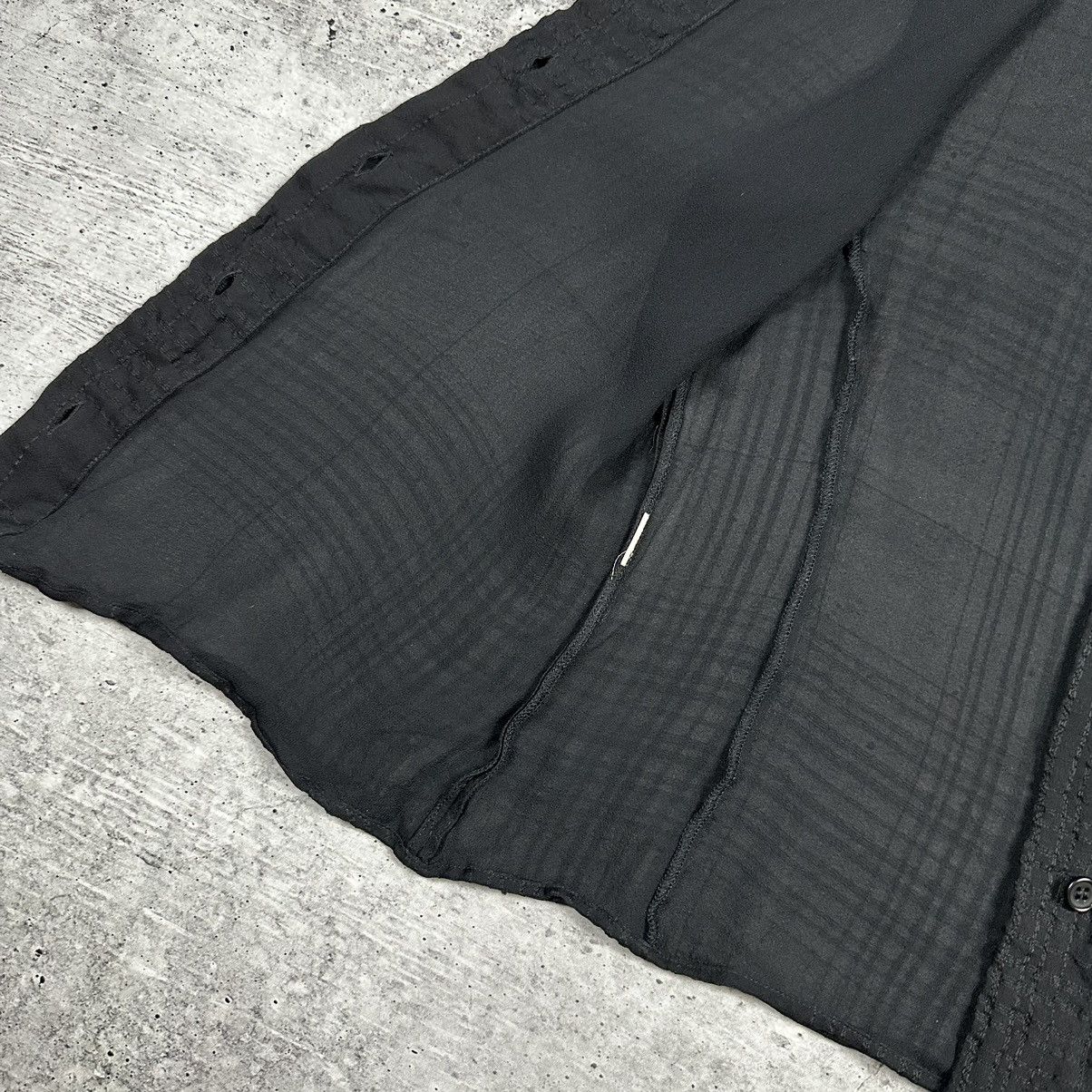 Emporio Armani Emporio Armani Black Sheer Crepe Sleeveless Bow Top Silk Size XS / US 0-2 / IT 36-38 - 13 Thumbnail