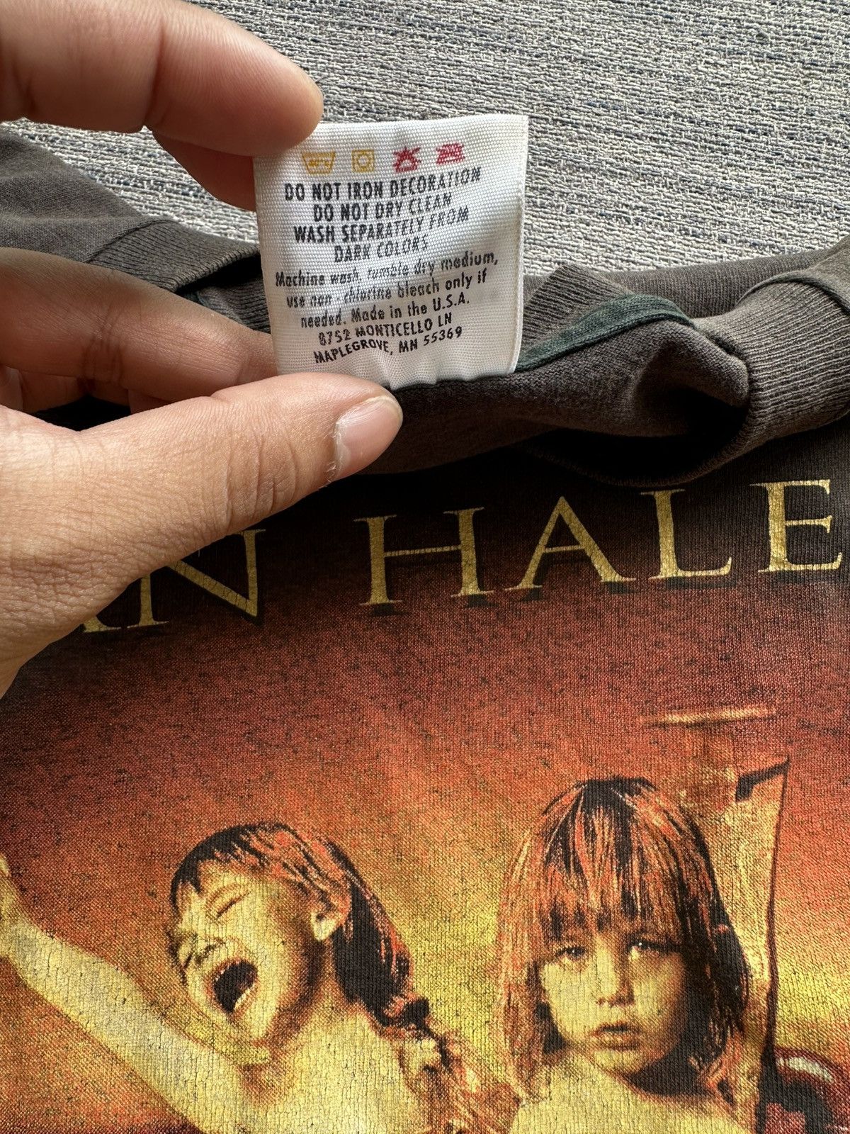 Band Tees Vintage 90’s Van Halen Balance Niceman USA Band Tees Size US L / EU 52-54 / 3 - 4 Thumbnail
