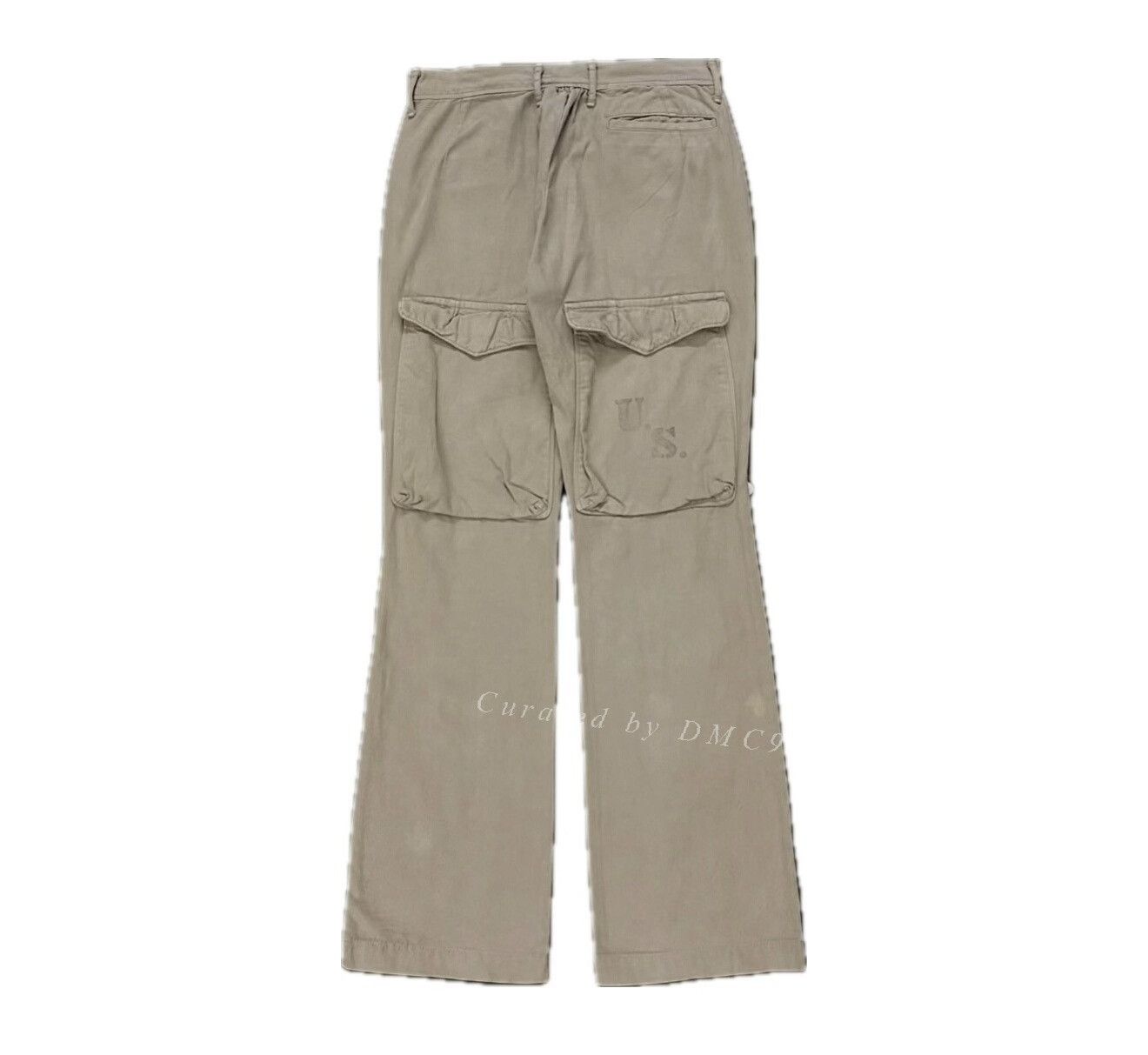 Kapital Vintage Kapital Beige Canvas Flare Pants Size US 30 / EU 46 - 1 Thumbnail