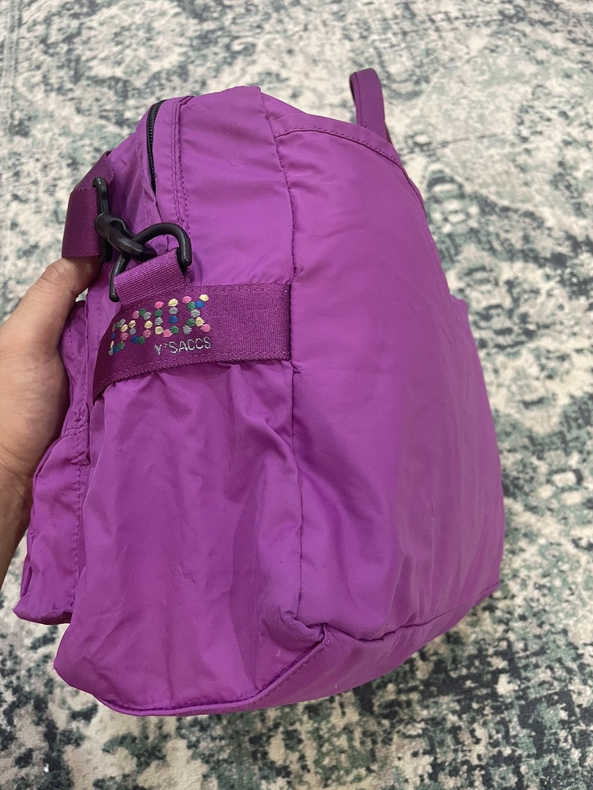 Yohji Yamamoto Y'SACCS Doux Pour Homme Nylon Messegger Duffle Cargo Bag Size ONE SIZE - 9 Thumbnail