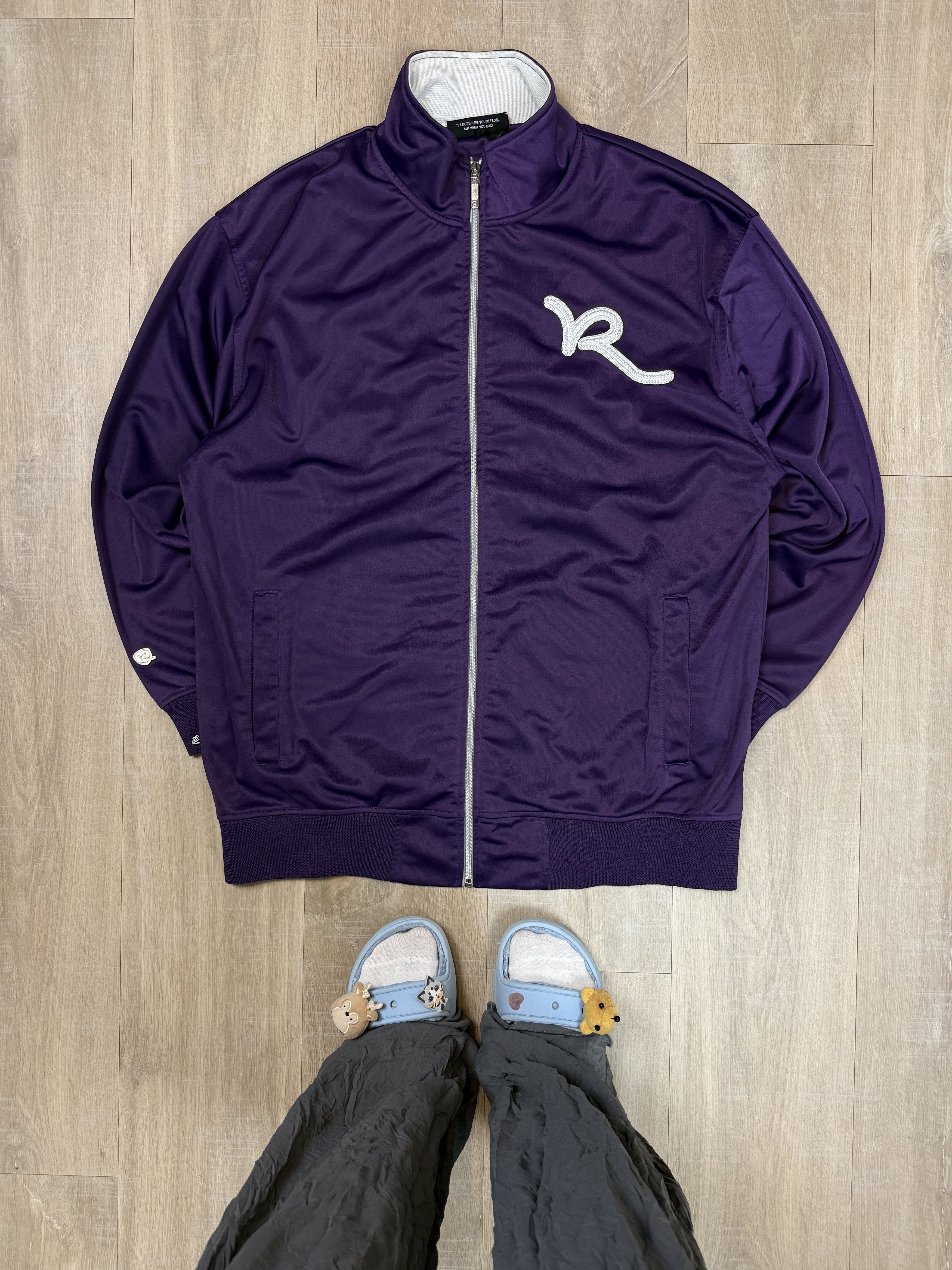 Rocawear Rocawear Big Logo Track Jacket Tracksuit Jacket Violet Rap Size US XXL / EU 58 / 5 - 3 Thumbnail