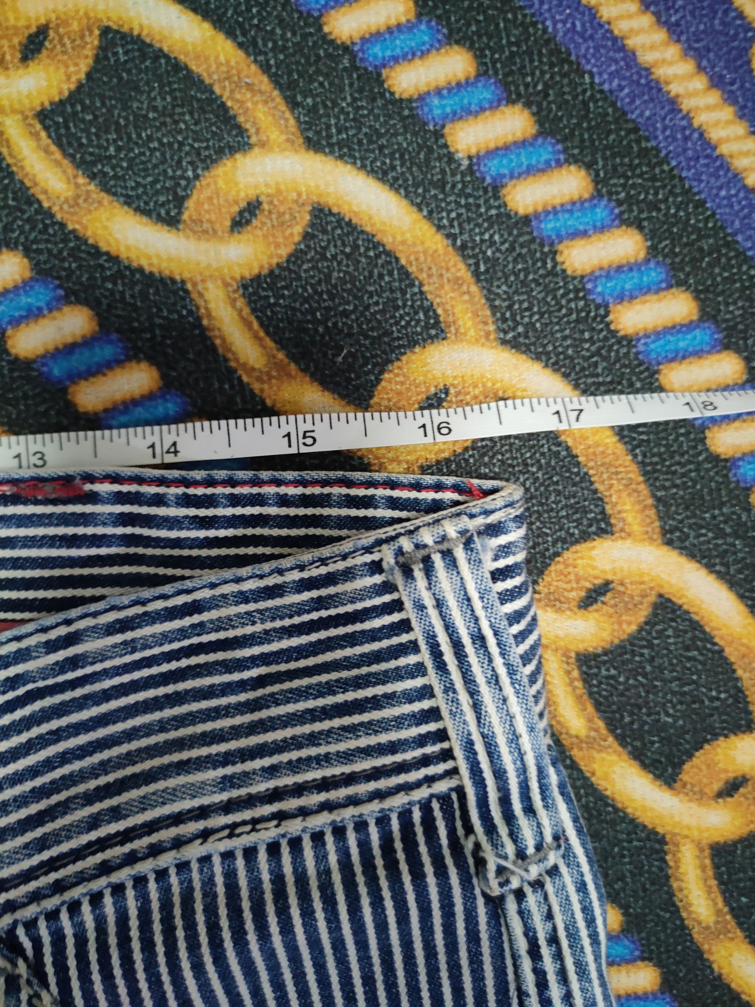 Vintage varosh stripe japan punk seditionaries cargo pants #S2904 Size US 33 - 4 Thumbnail