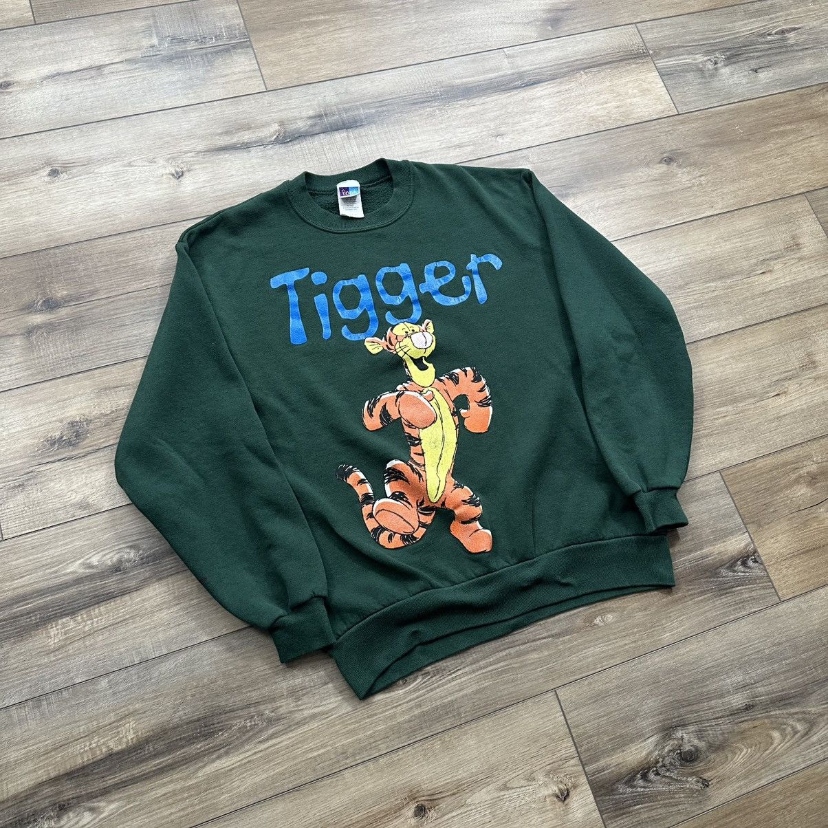 Disney Vintage 90s Disney Tigger Made in USA Graphic Crewneck Size US L / EU 52-54 / 3 - 2 Thumbnail