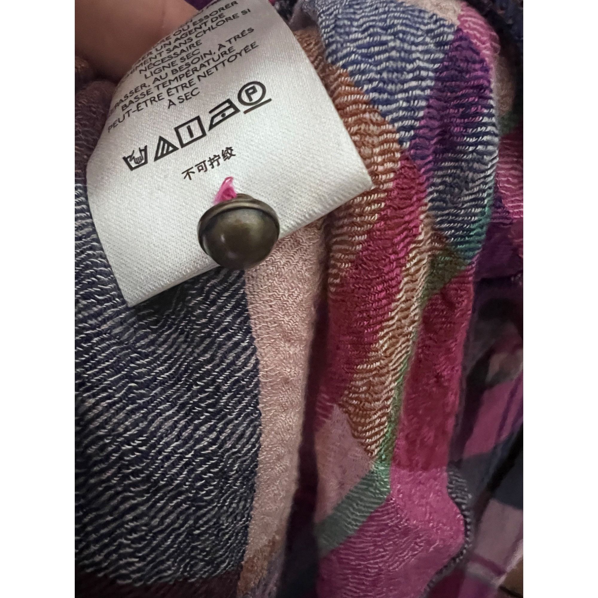 Anthropologie Anthropologie Pilcro The Rory Puff Sleeve Smocked V-Neck Pla Size XL / US 12-14 / IT 48-50 - 10 Thumbnail