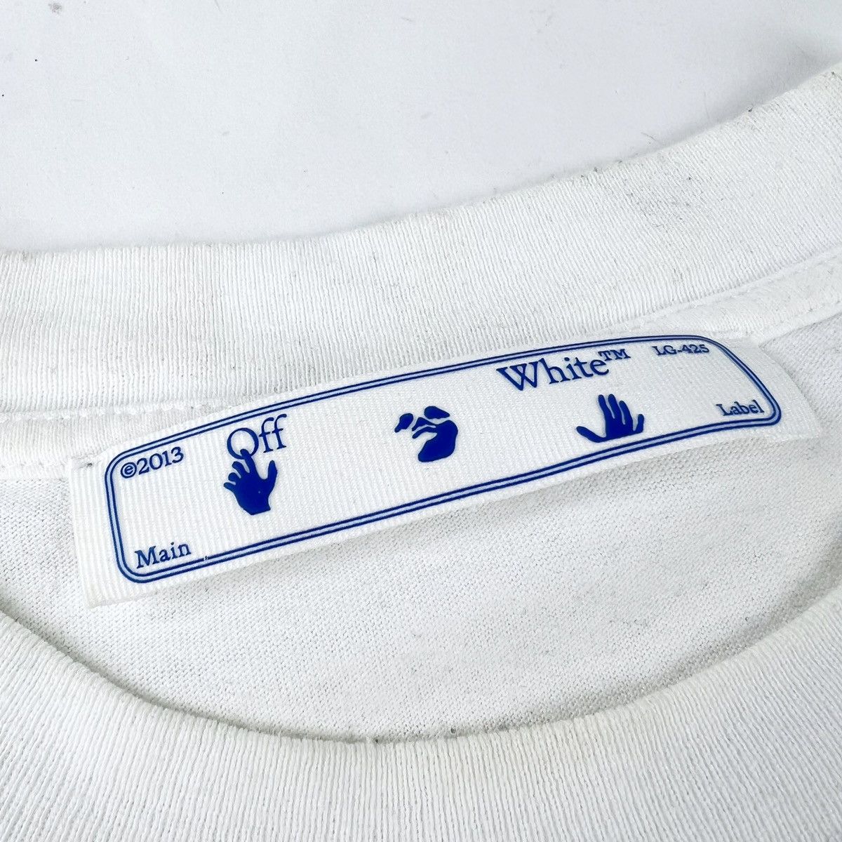 Off-White Off-White Repeat Logo White T Shirt Size US S / EU 44-46 / 1 - 4 Thumbnail