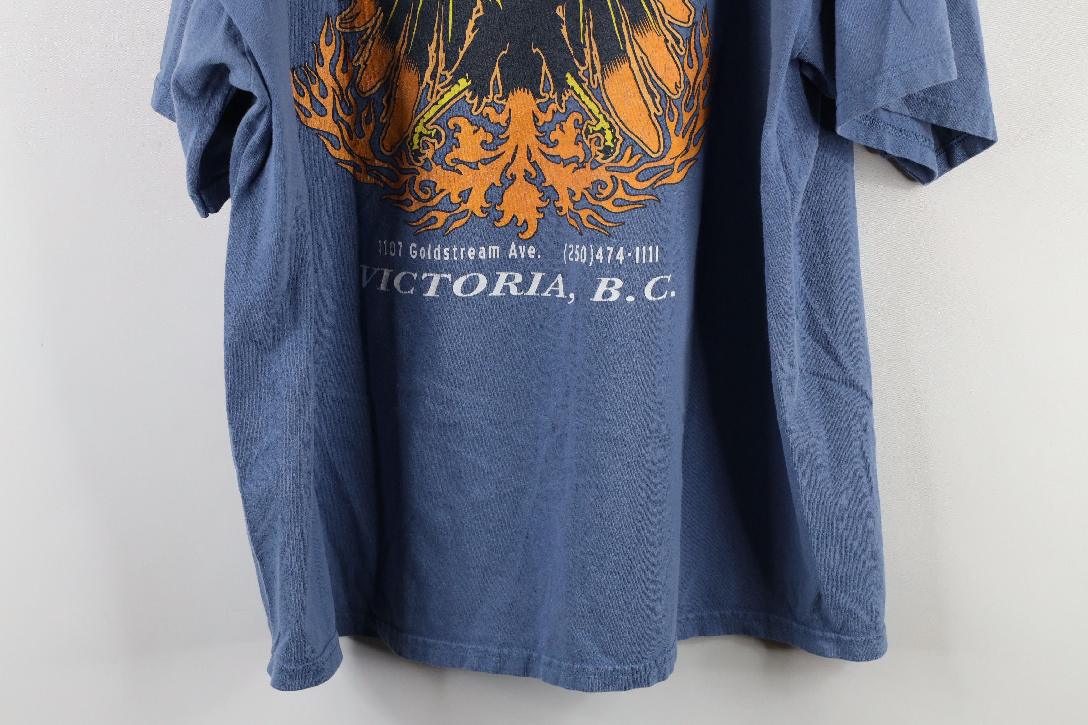 Vintage Vintage Streetwear Phoenix Cycle Motorcycles Canada T-Shirt Size US XL / EU 56 / 4 - 11 Thumbnail