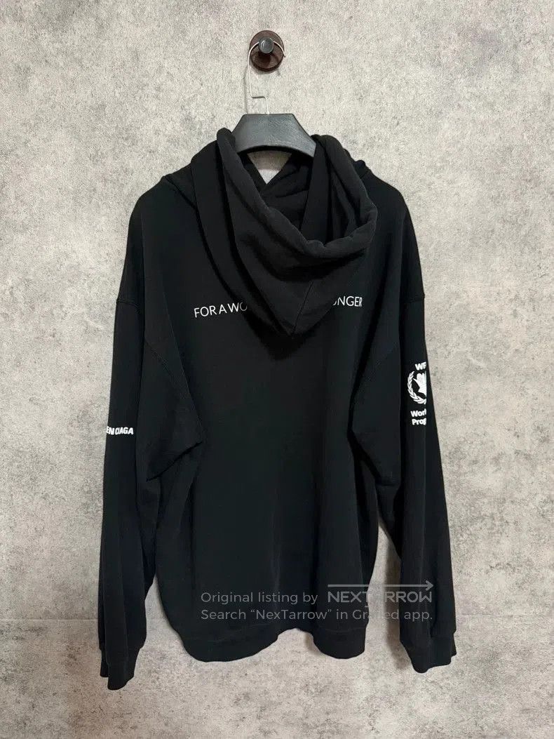 Balenciaga Balenciaga WFP Logo Black Hoodie. Size US M / EU 48-50 / 2 - 5 Thumbnail