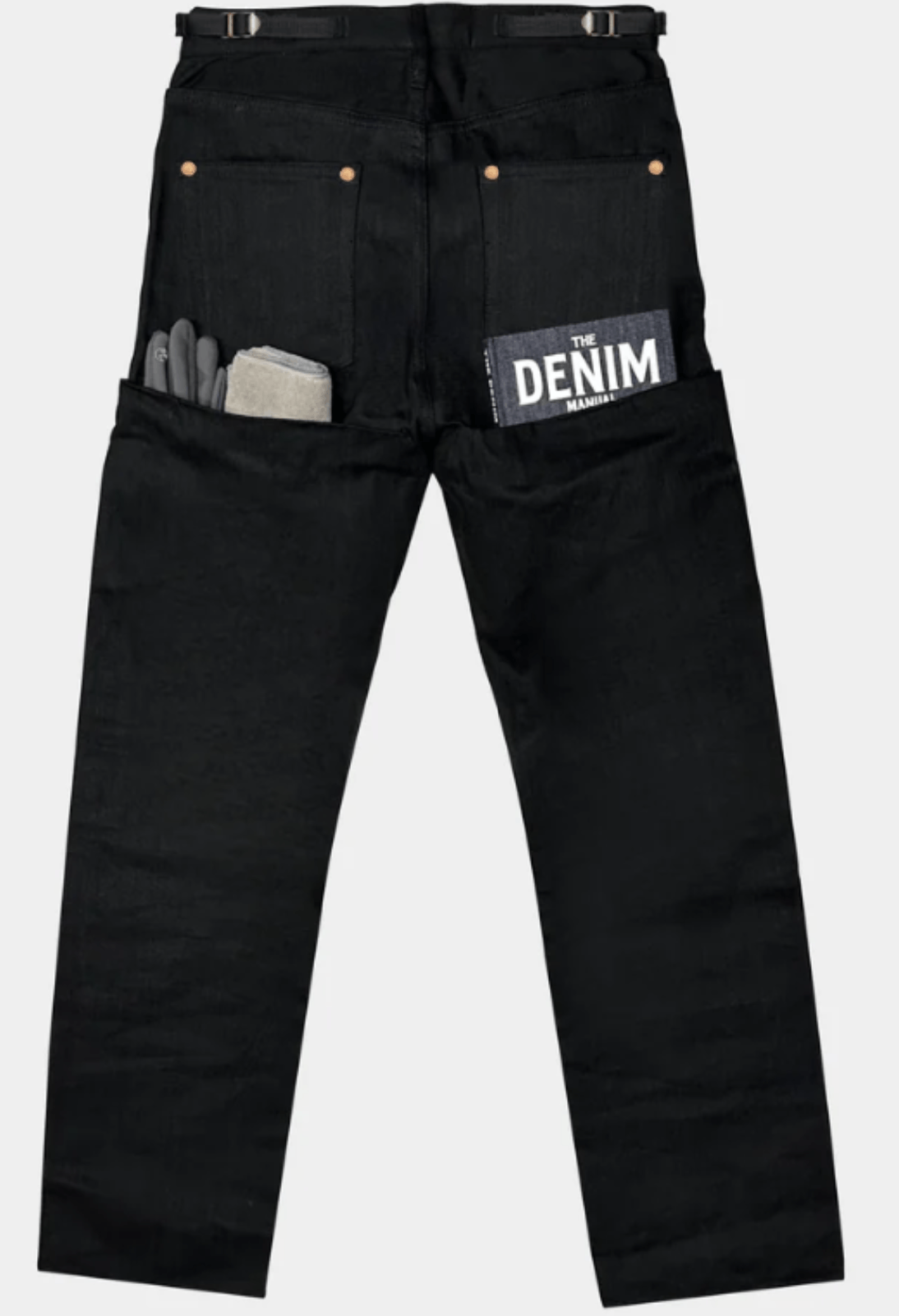 Haven Court Quad Cargo Denim V2 (caliber) (Black raw selvedge denim) Size US 35 - 1 Thumbnail
