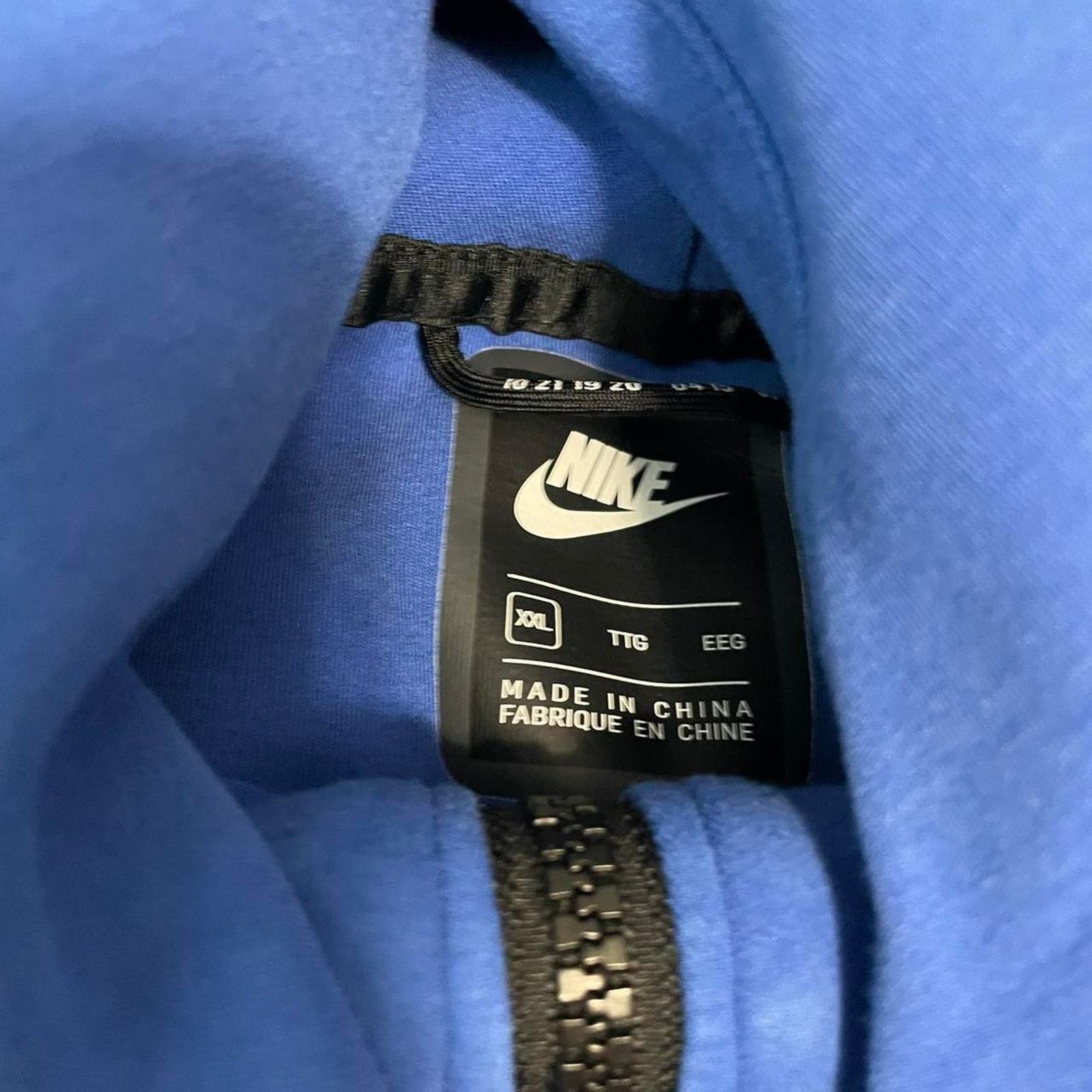Nike Nike Men’s AA3784-480 Tech Fleece Full Zip Size XXL Hoodie Size US XXL / EU 58 / 5 - 6 Thumbnail