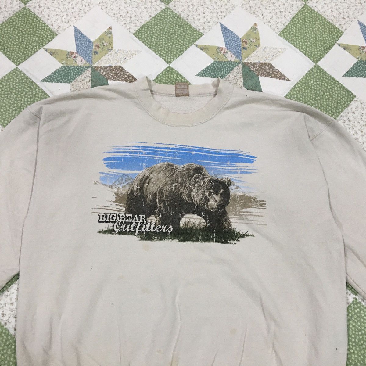 Habitat × Vintage Grizzly Bear Crewneck Sweatshirt Size US XL / EU 56 / 4 - 3 Thumbnail